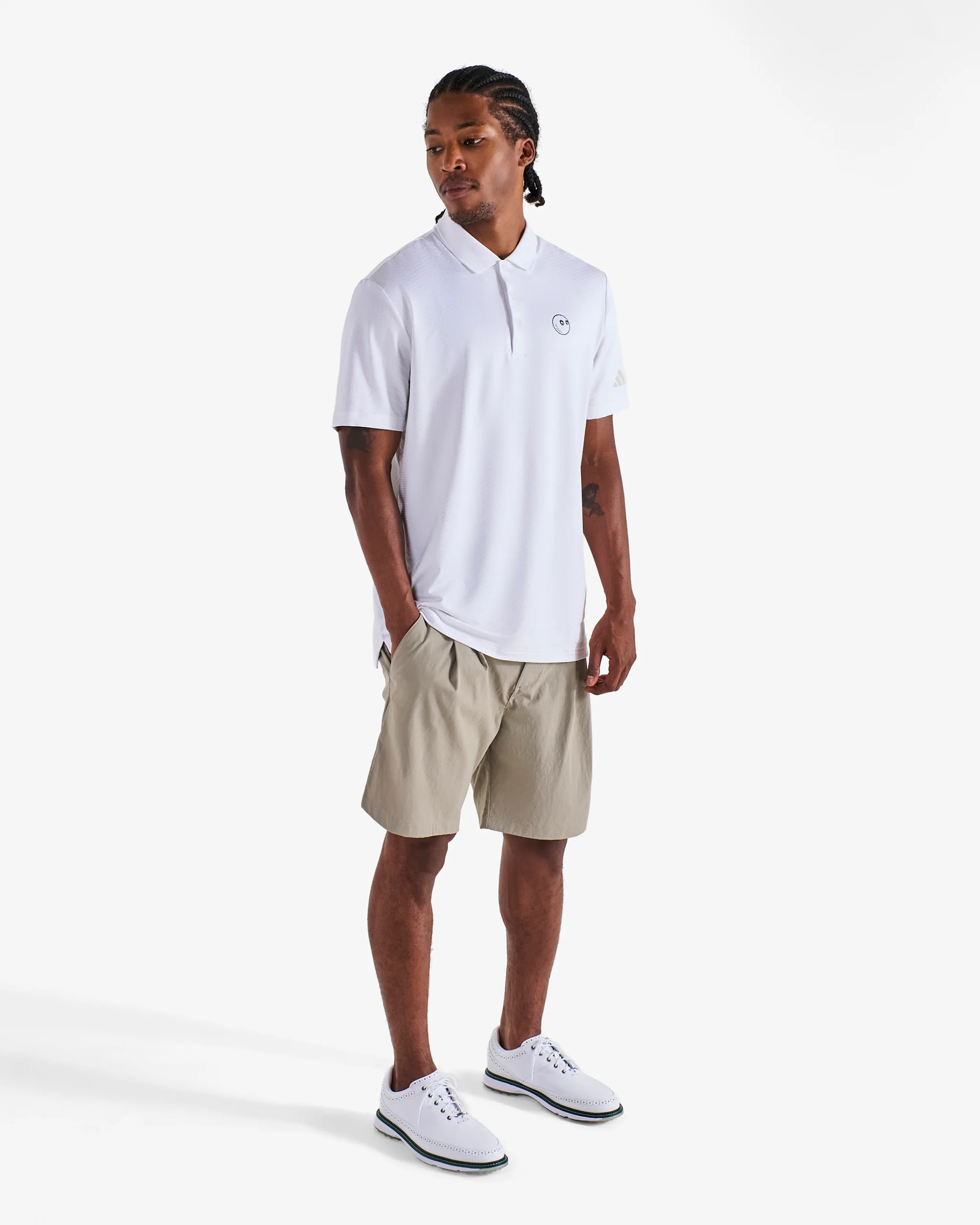 ADIDAS BEYOND TEXTURED POLO SHIRT - Image 3