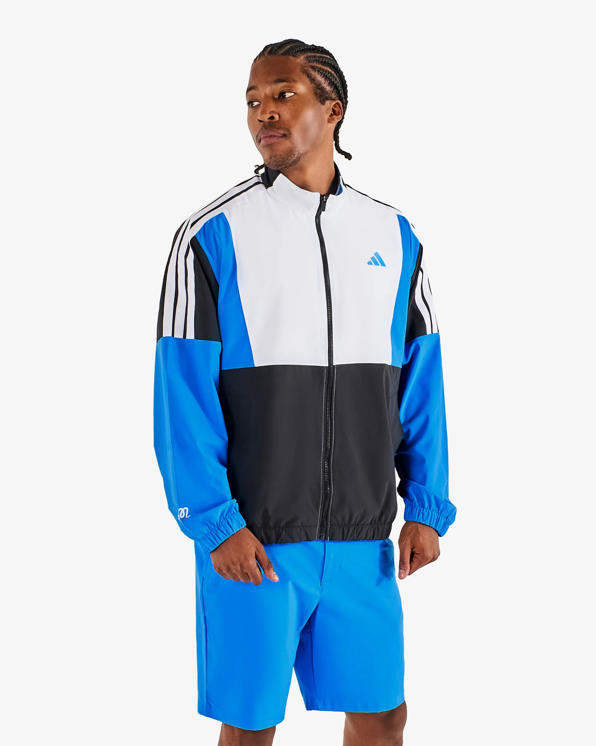 ADIDAS BEYOND TWISTWEAVE FULL-ZIP WINDBREAKER - Image 3