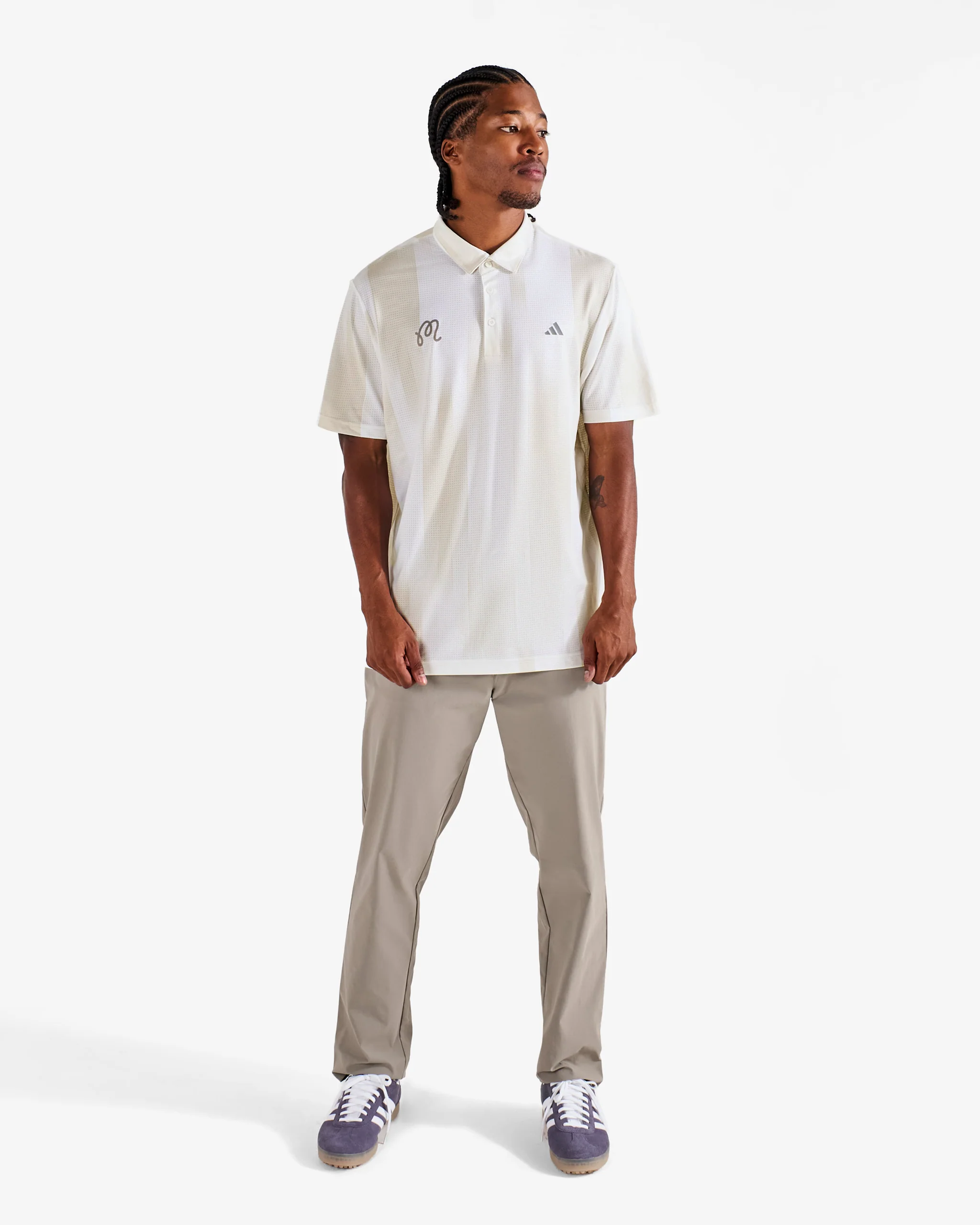 ADIDAS ULTIMATE365 MESH RADIANT PRINT POLO SHIRT - Image 3