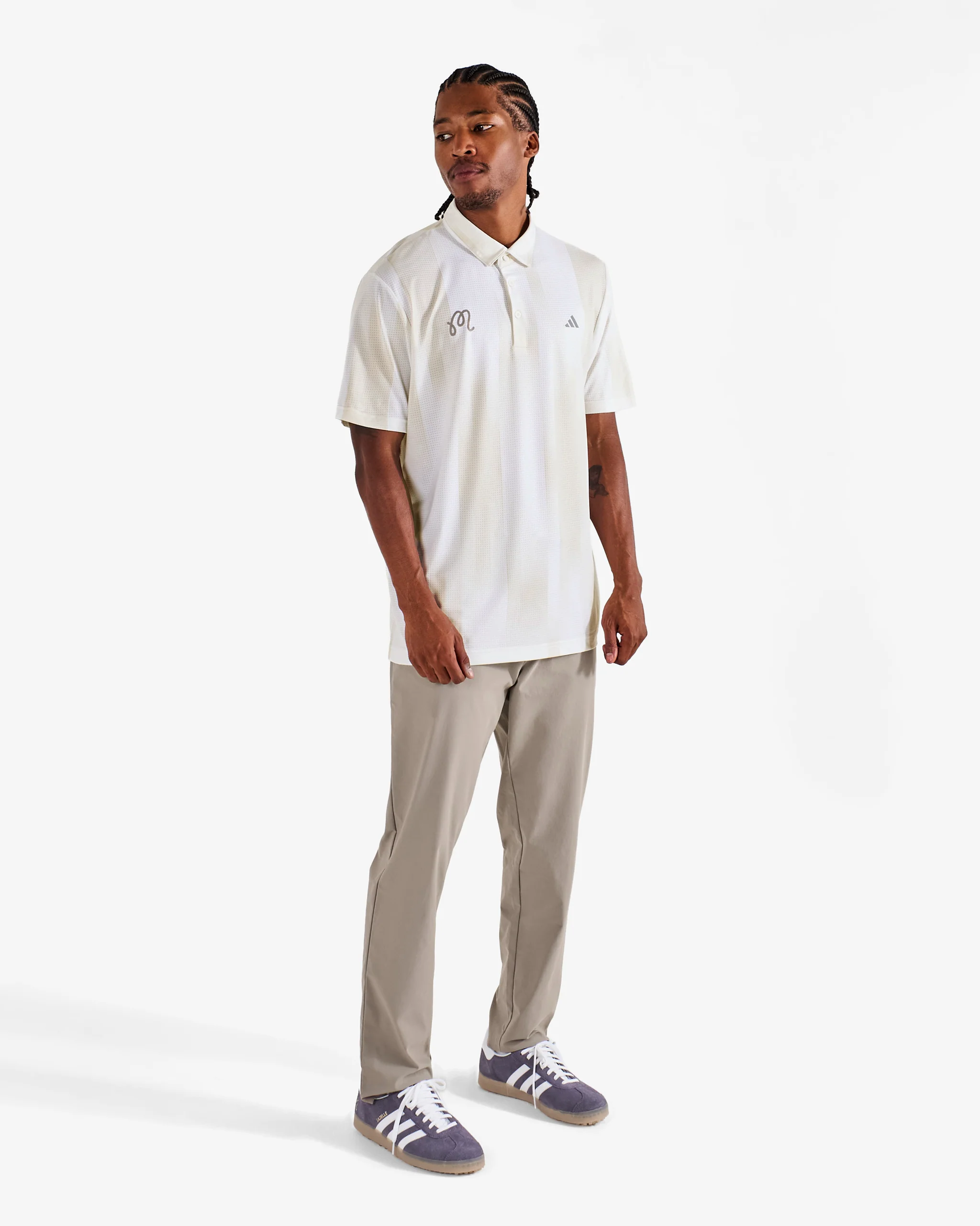 ADIDAS ULTIMATE365 MESH RADIANT PRINT POLO SHIRT - Image 4