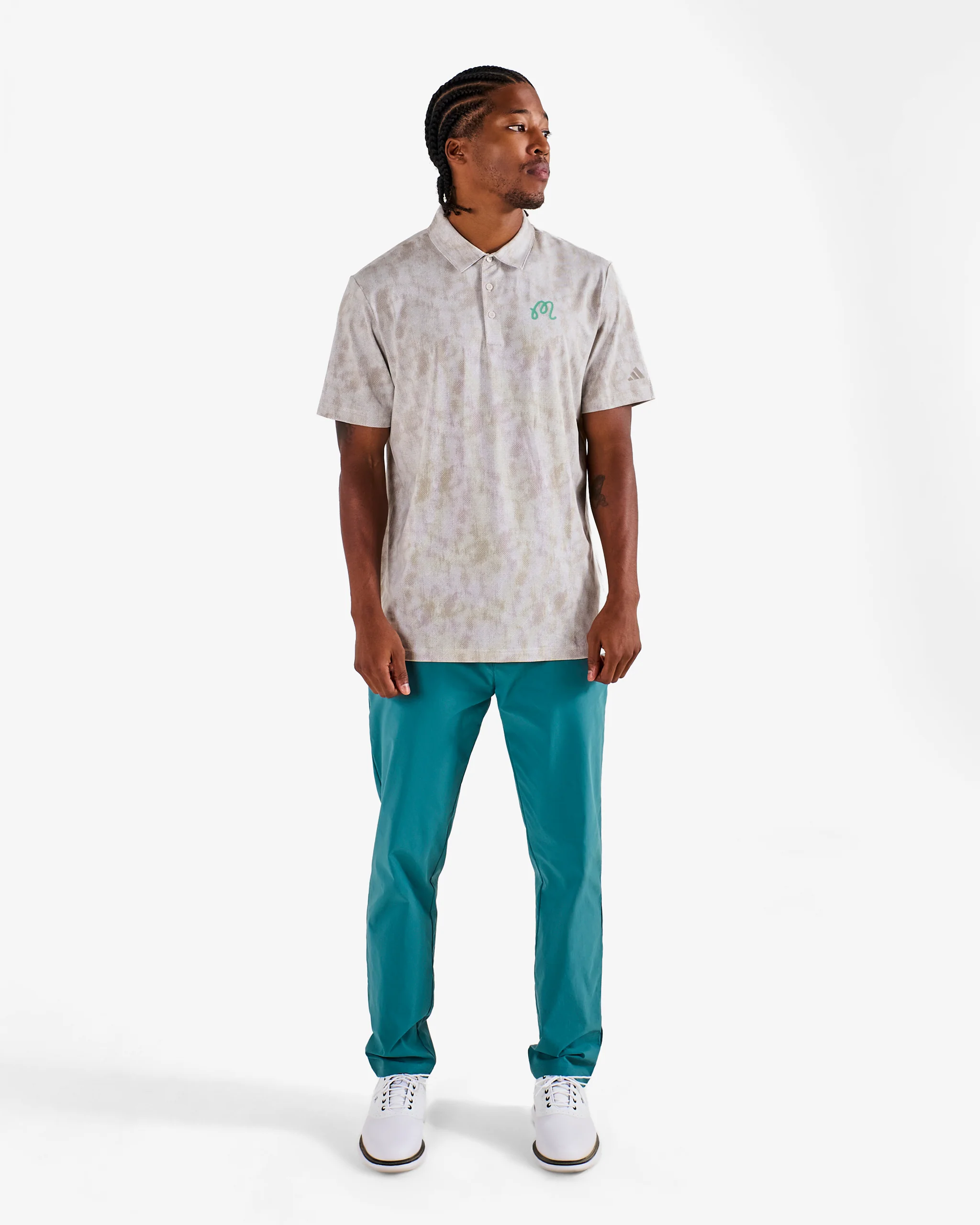 ADIDAS ULTIMATE365 TEXTURED PRINT POLO SHIRT - Image 3
