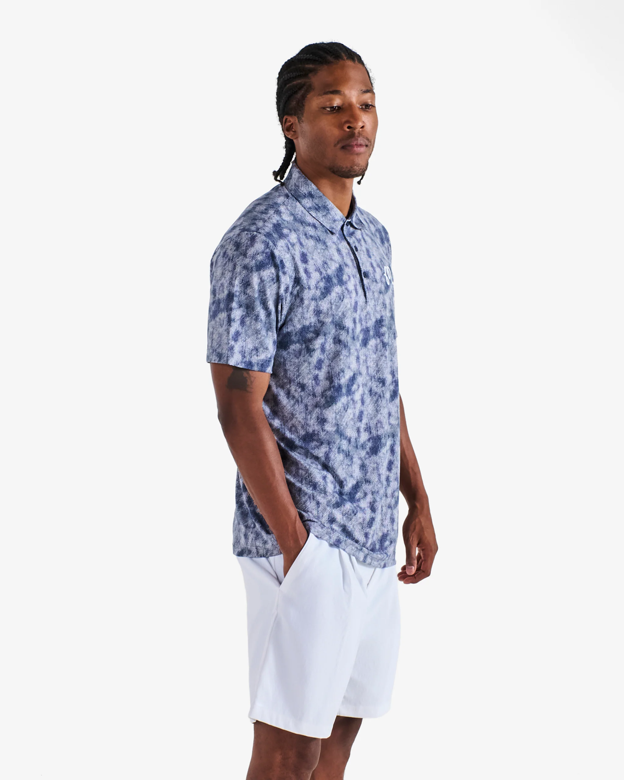 ADIDAS ULTIMATE365 TEXTURED PRINT POLO SHIRT - Image 3