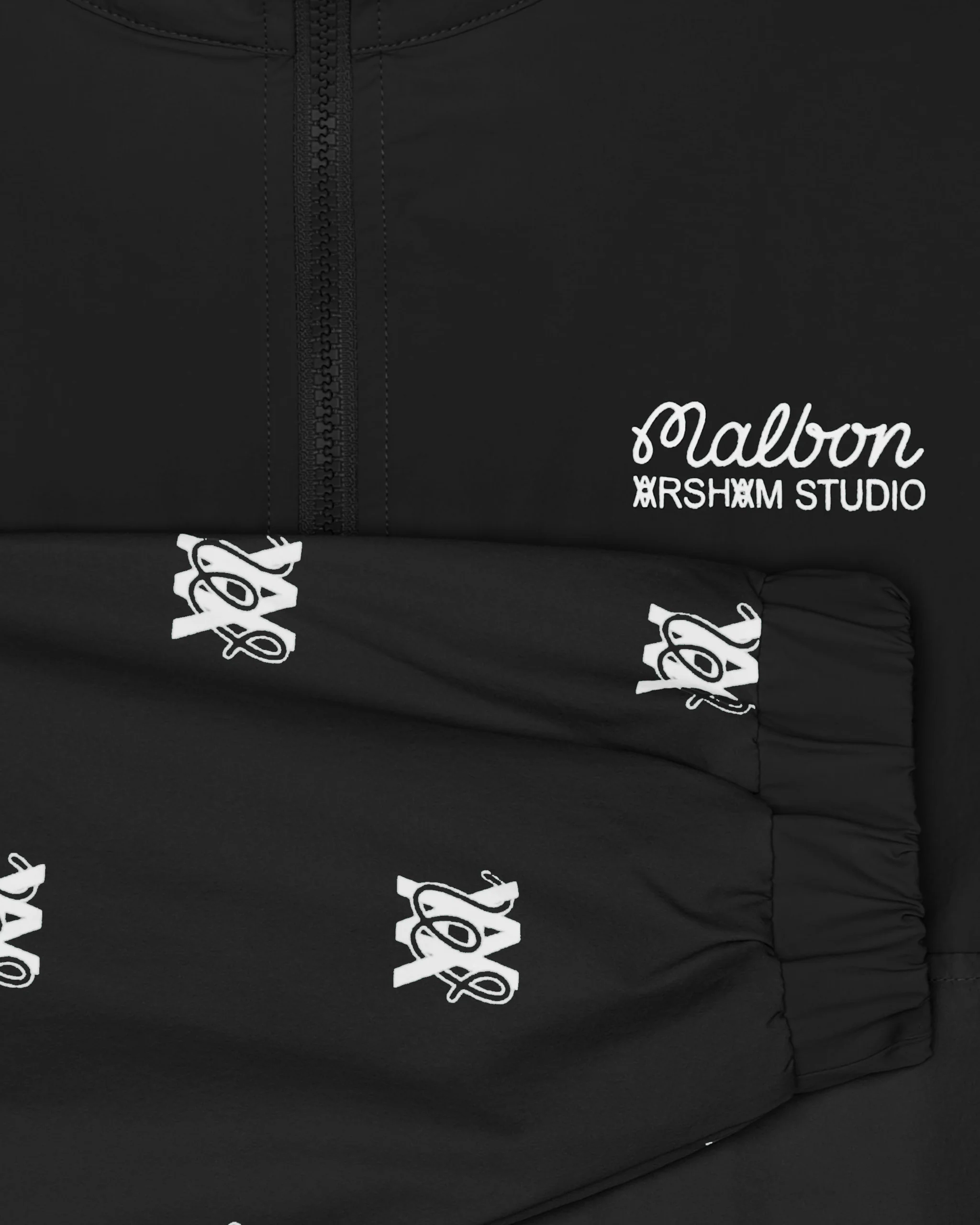 ARSHAM MONOGRAM QUARTER ZIP - Image 3