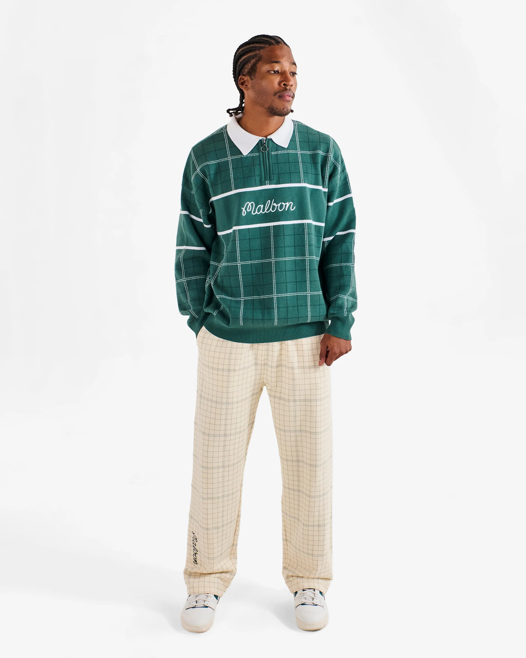 BON SCRIPT PLAID SWEATPANT - Image 2