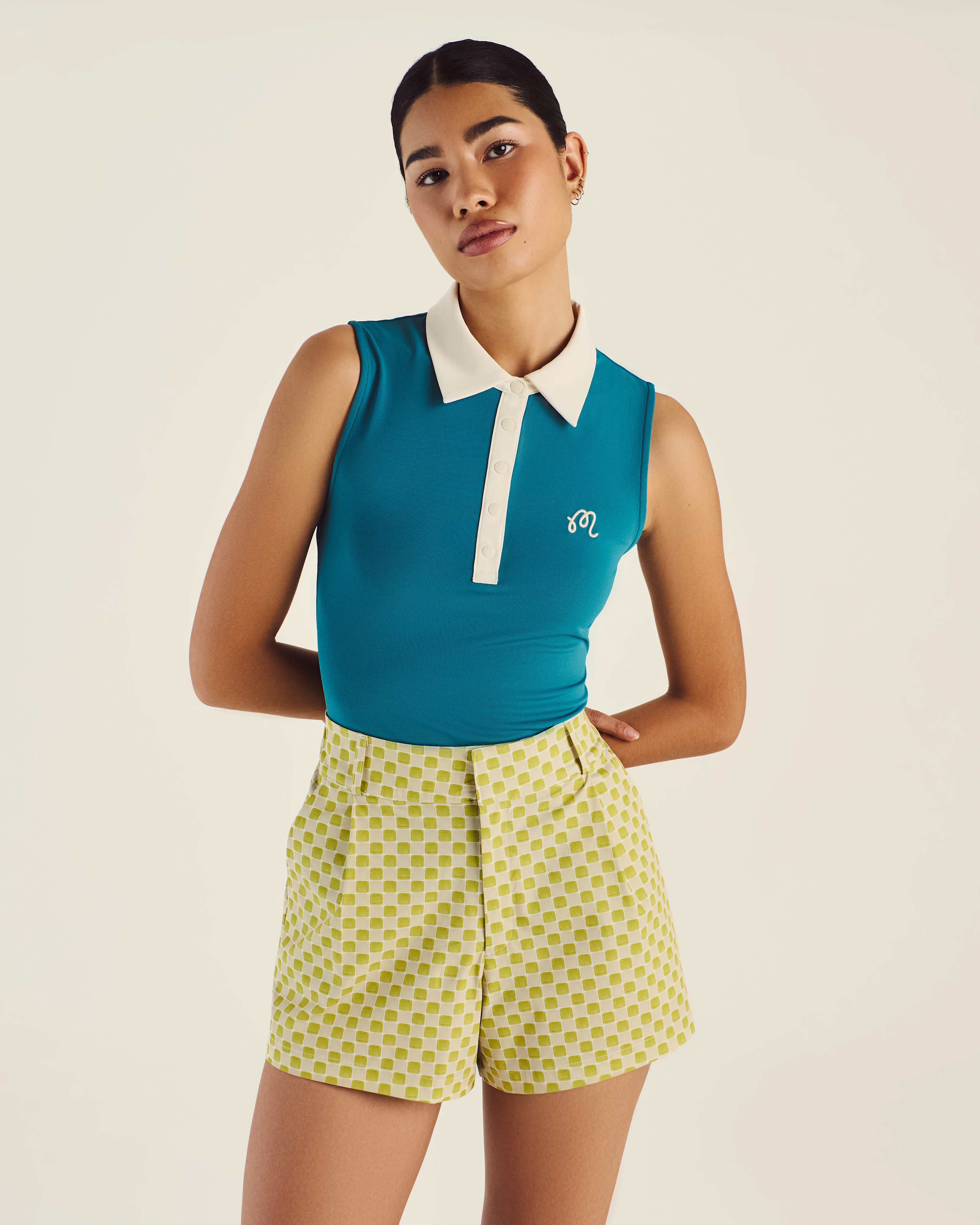 CLAUDIA SLEEVELESS POLO