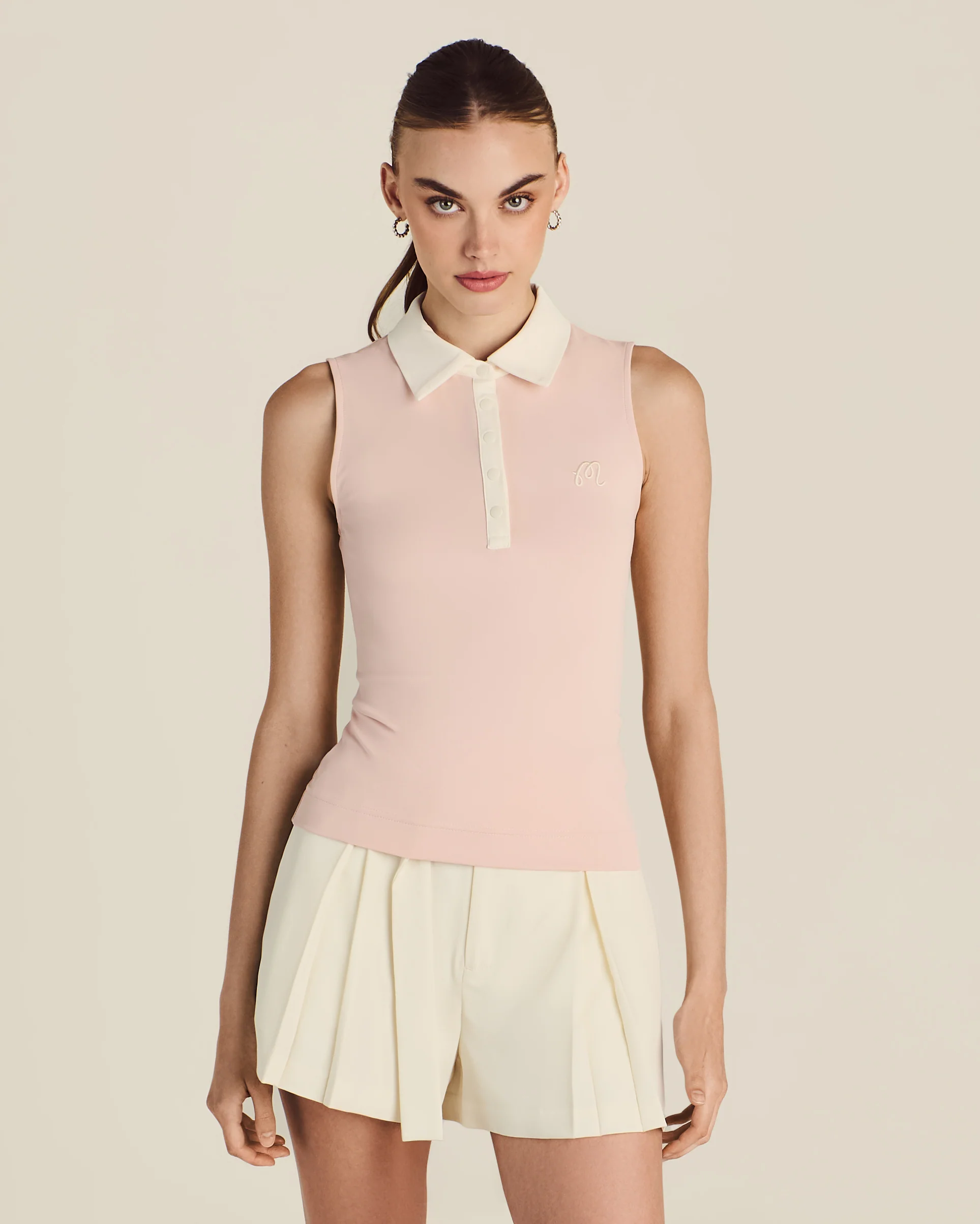 CLAUDIA SLEEVELESS POLO - Image 3