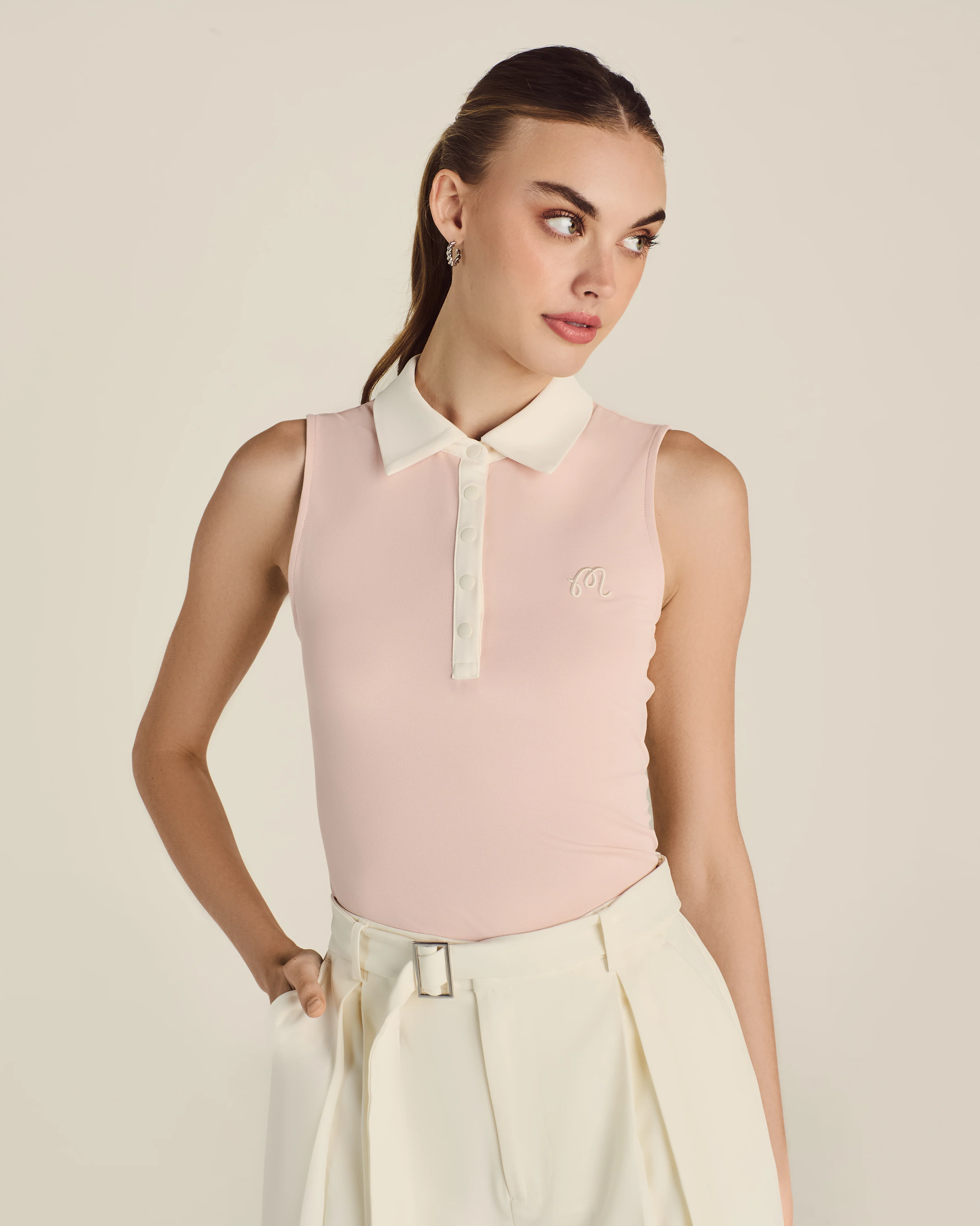 CLAUDIA SLEEVELESS POLO - Image 5