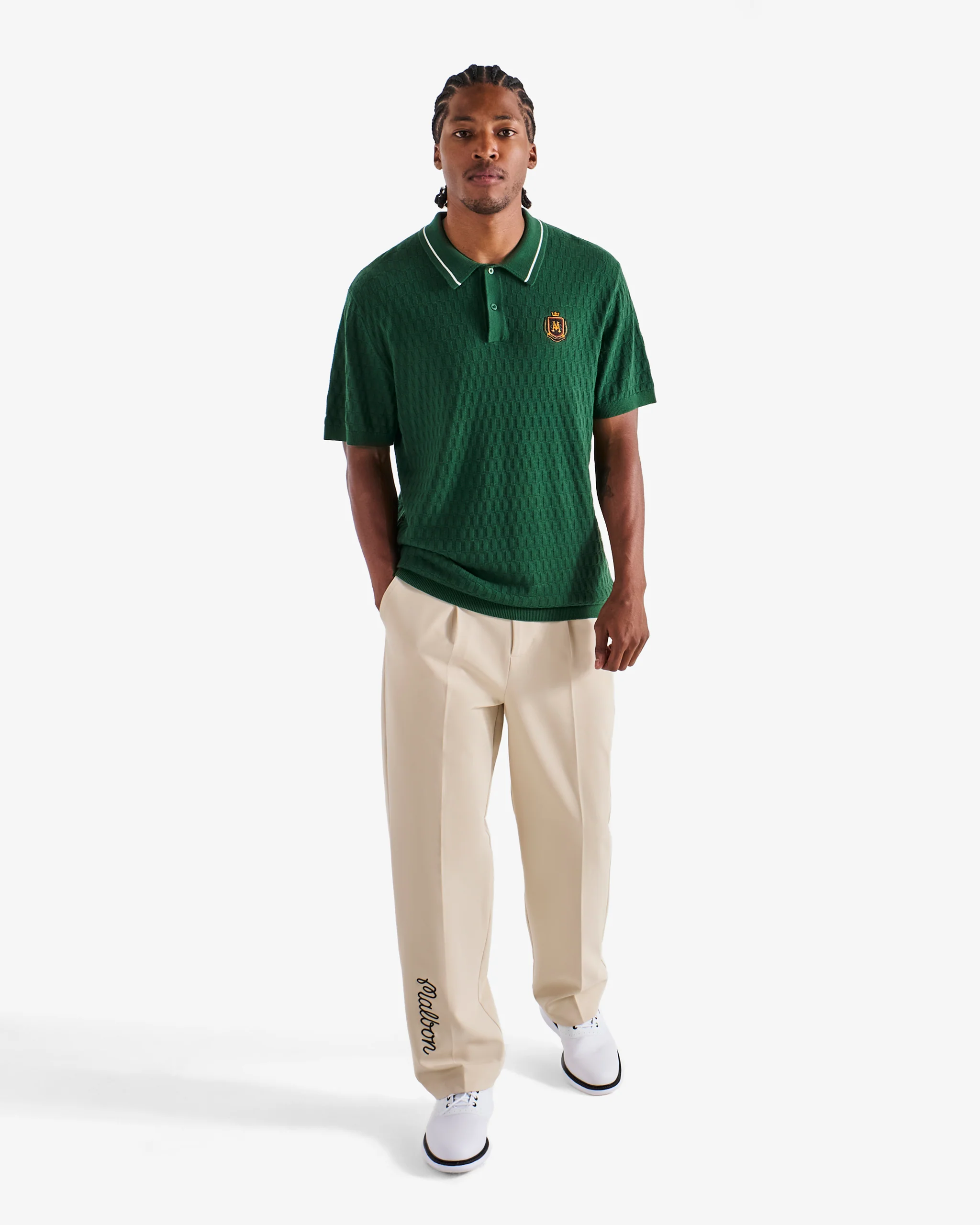 CREST KNIT POLO - Image 3
