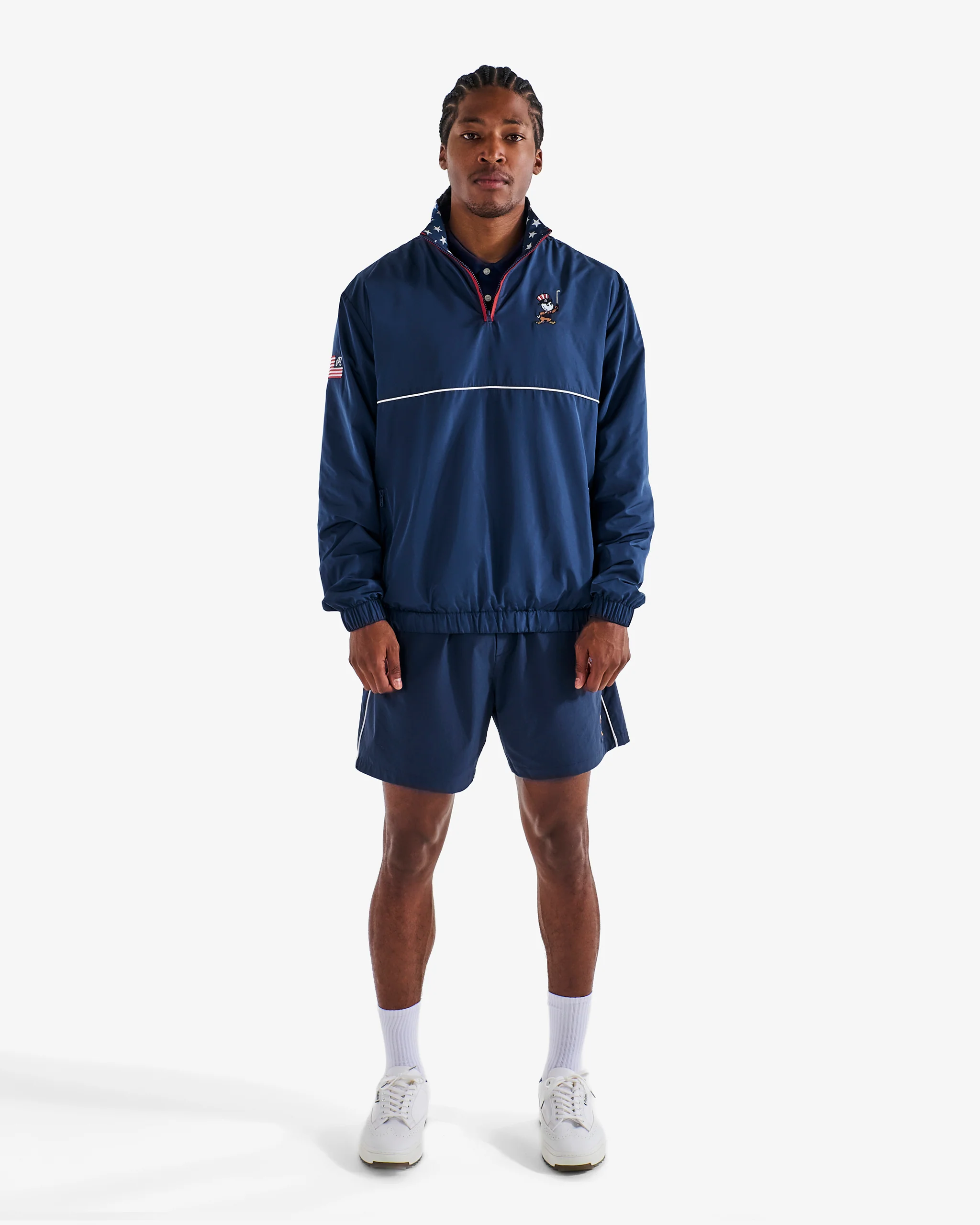 EAGLE BUCKETS NYLON QUARTER ZIP WINDBREAKER - Image 2