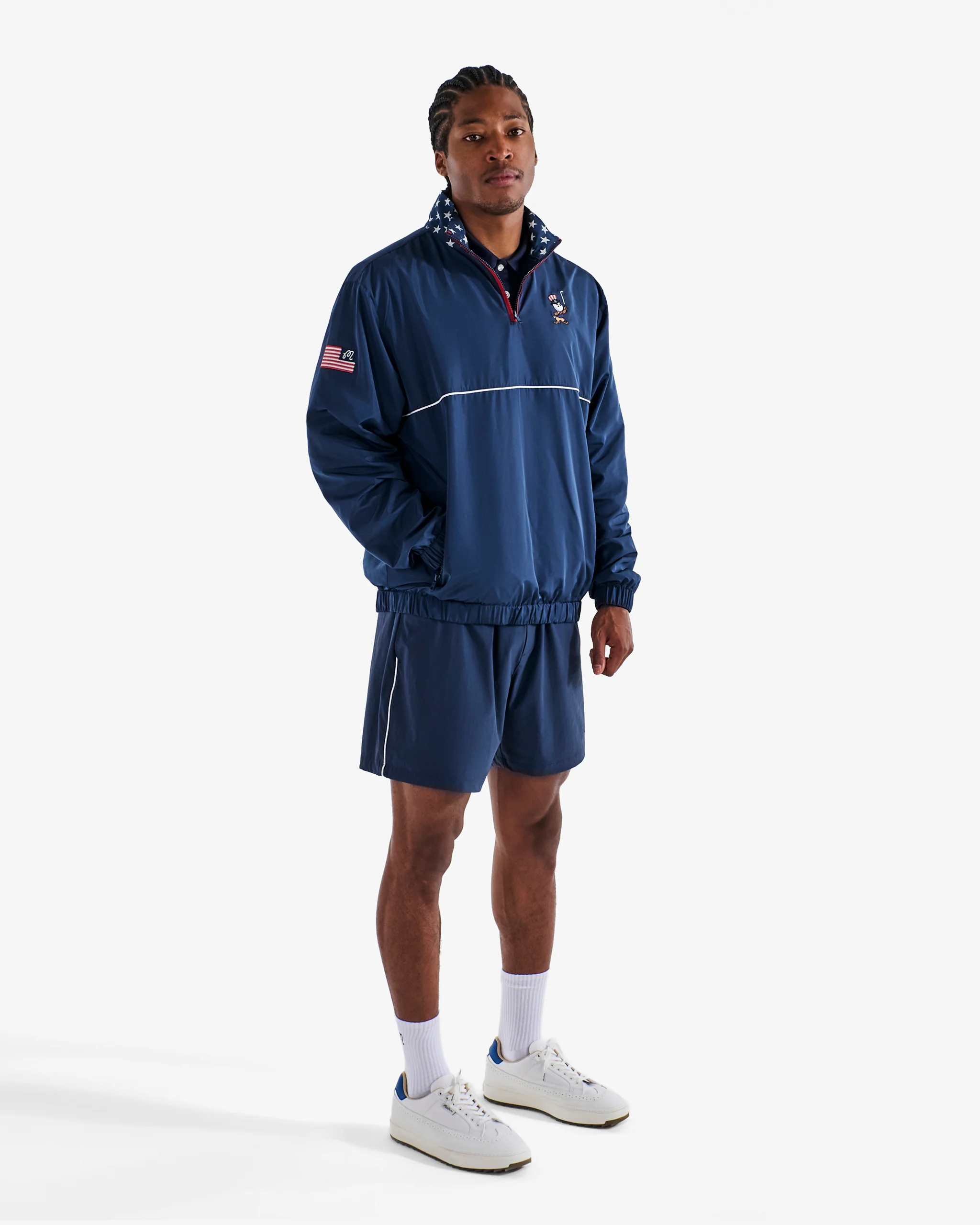 EAGLE BUCKETS NYLON QUARTER ZIP WINDBREAKER - Image 4