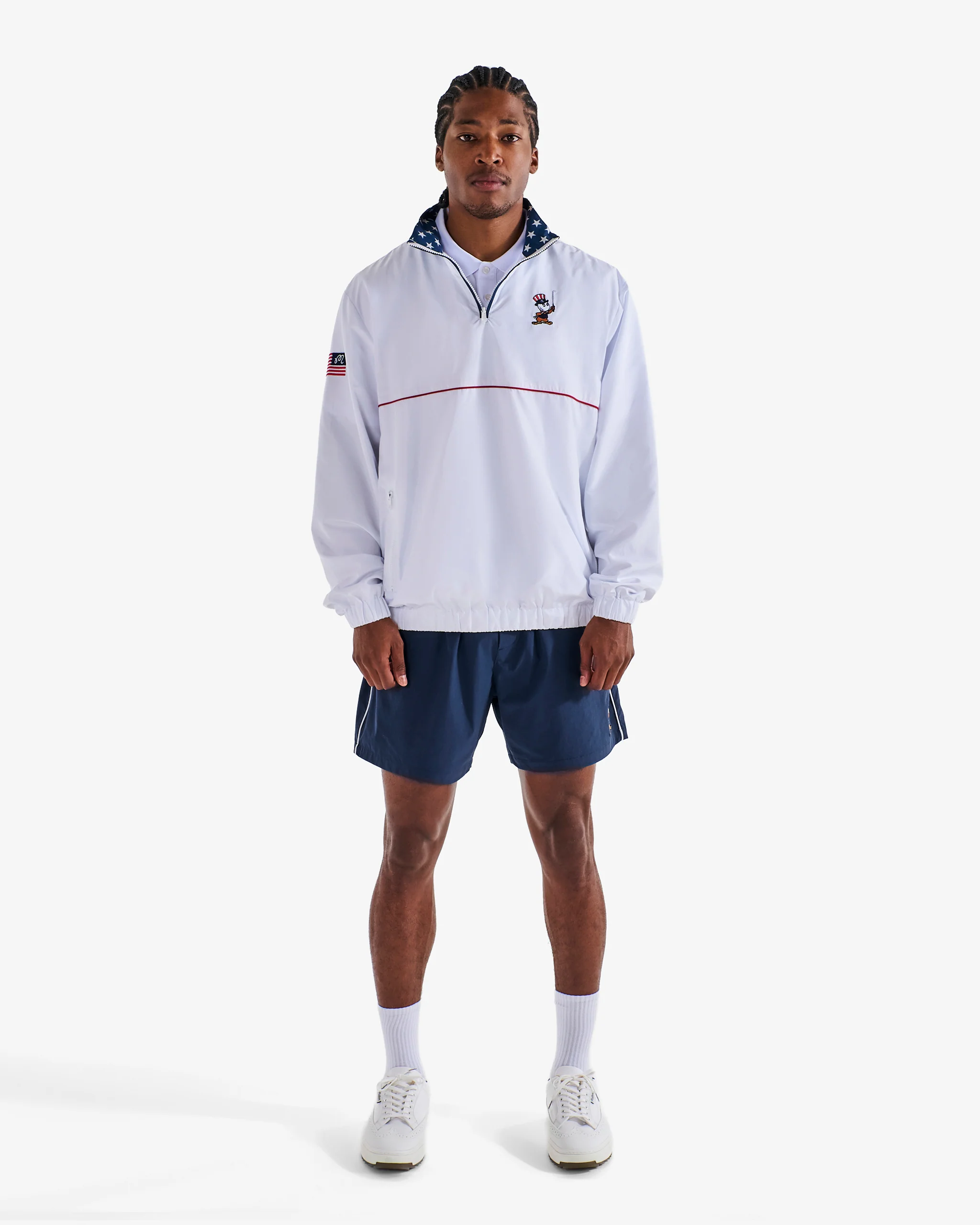 EAGLE BUCKETS NYLON QUARTER ZIP WINDBREAKER - Image 2