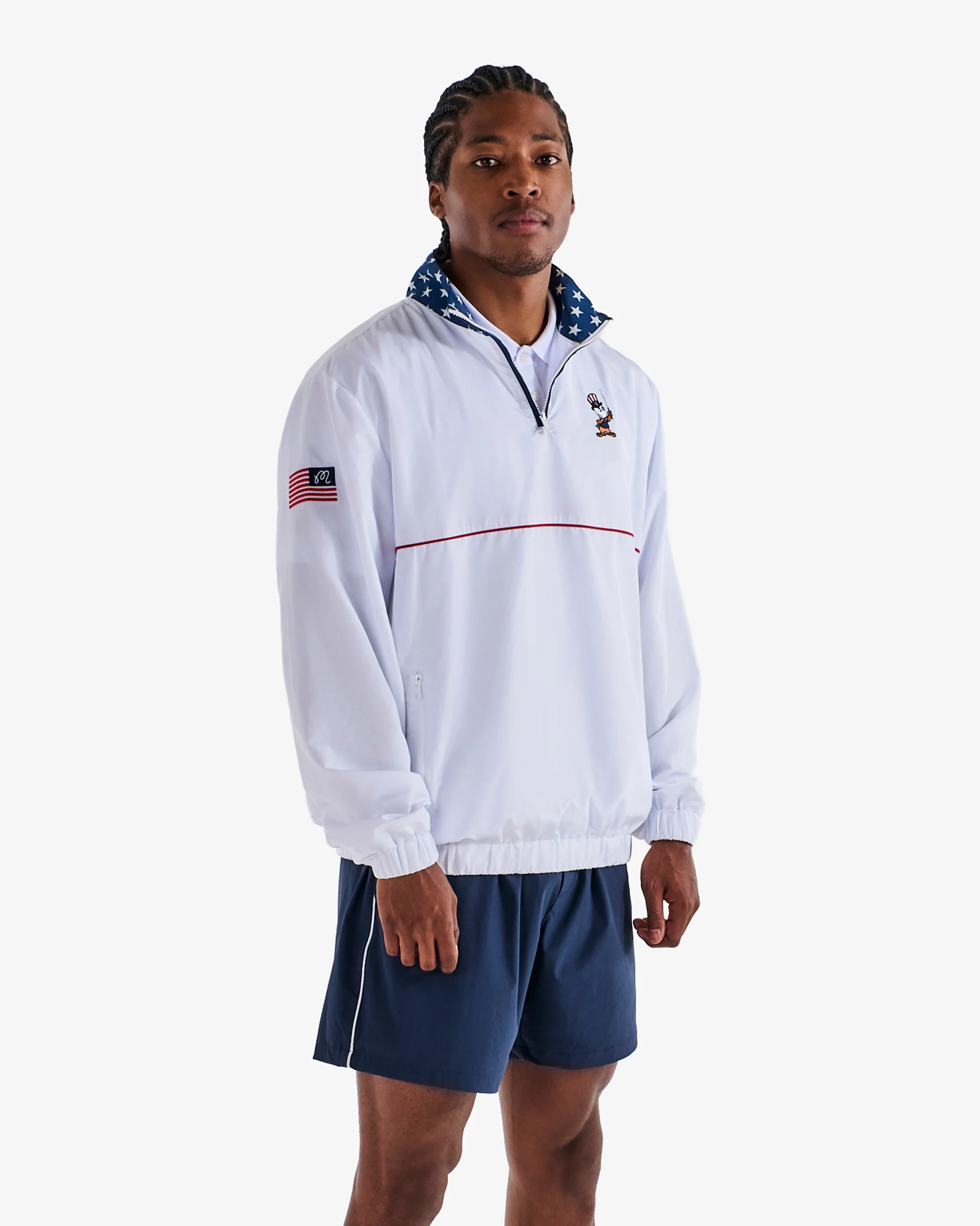 EAGLE BUCKETS NYLON QUARTER ZIP WINDBREAKER - Image 4