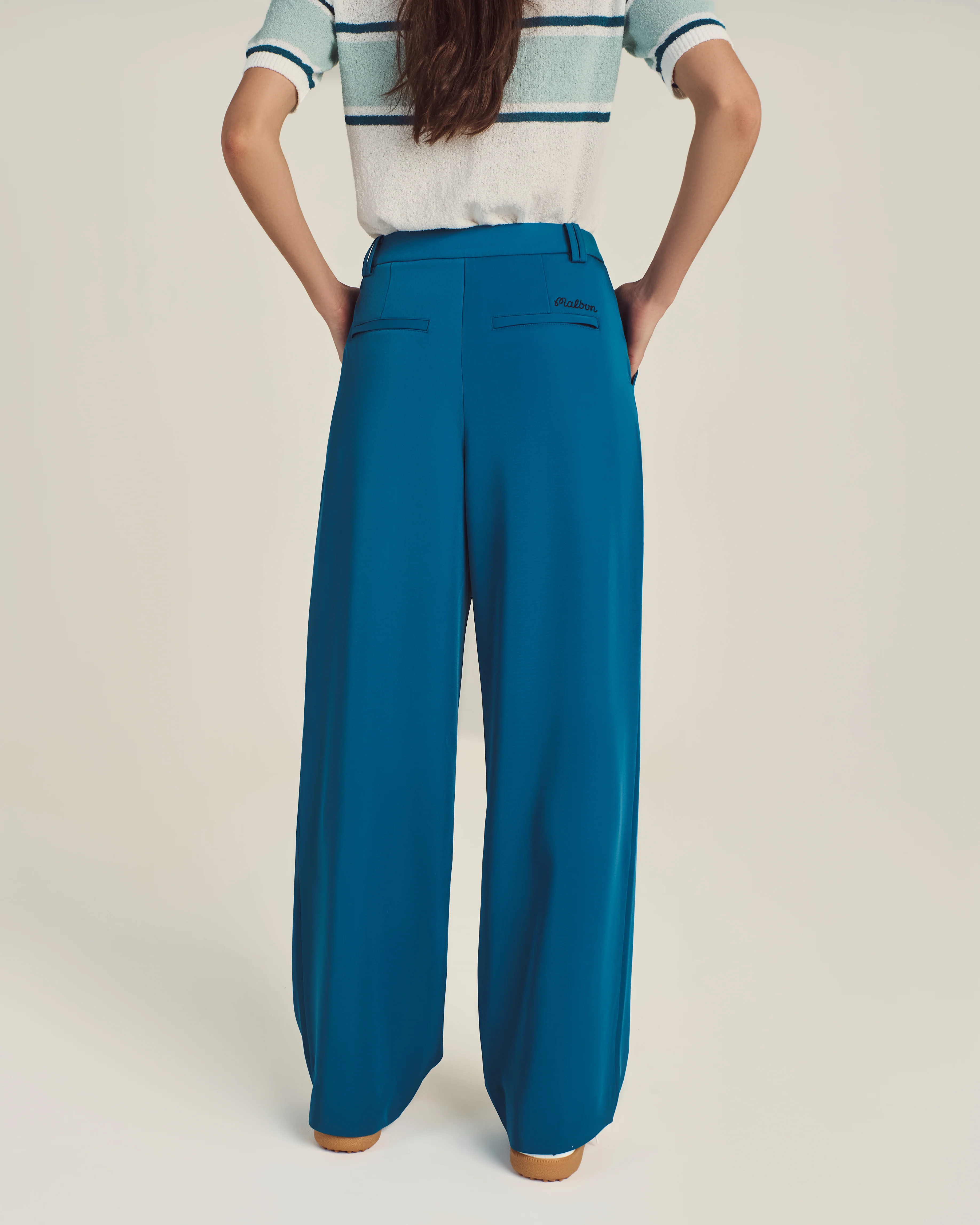 EMILIA PLEATED TROUSERS - Image 4