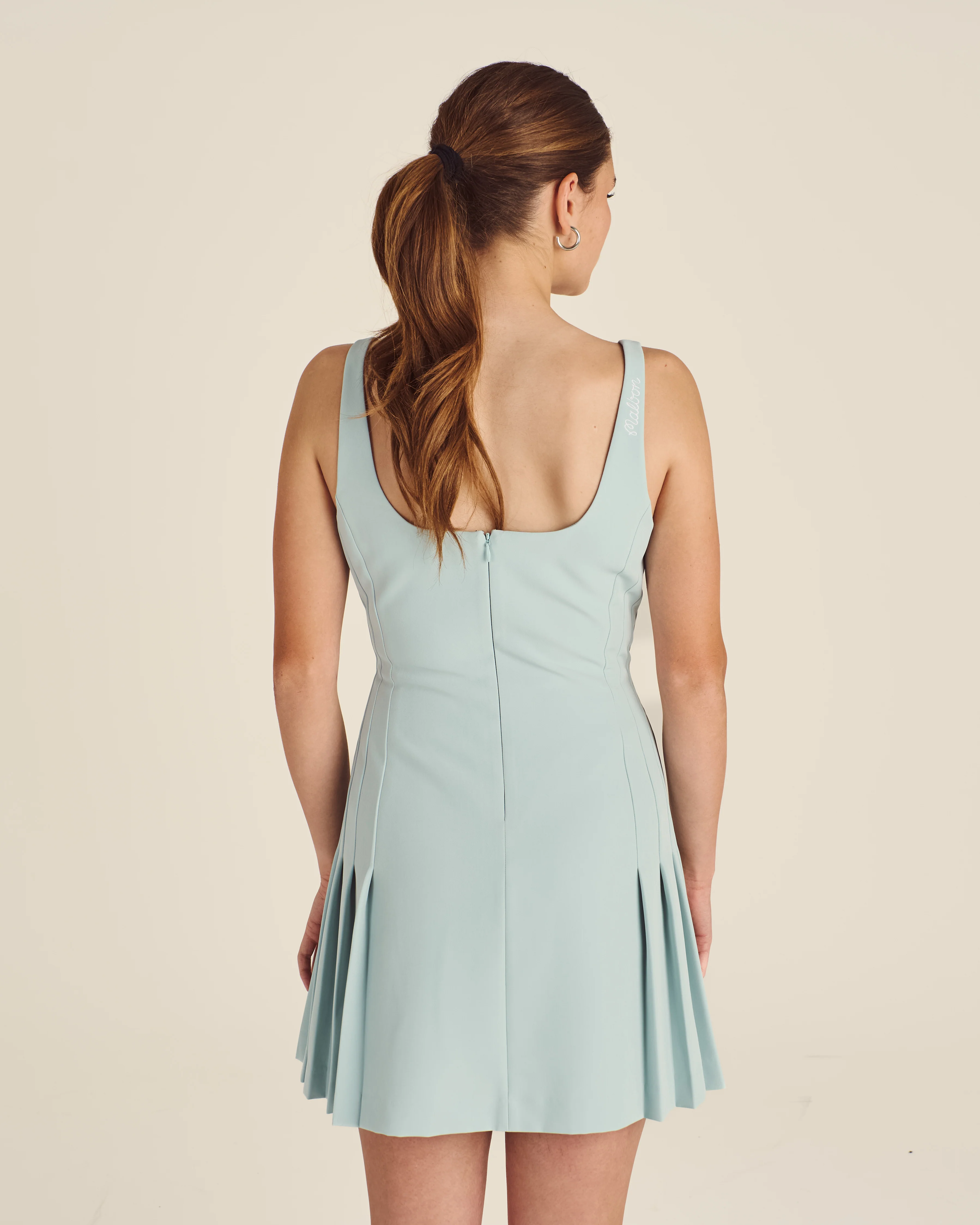 GIA PLEATED MINI DRESS - Image 4