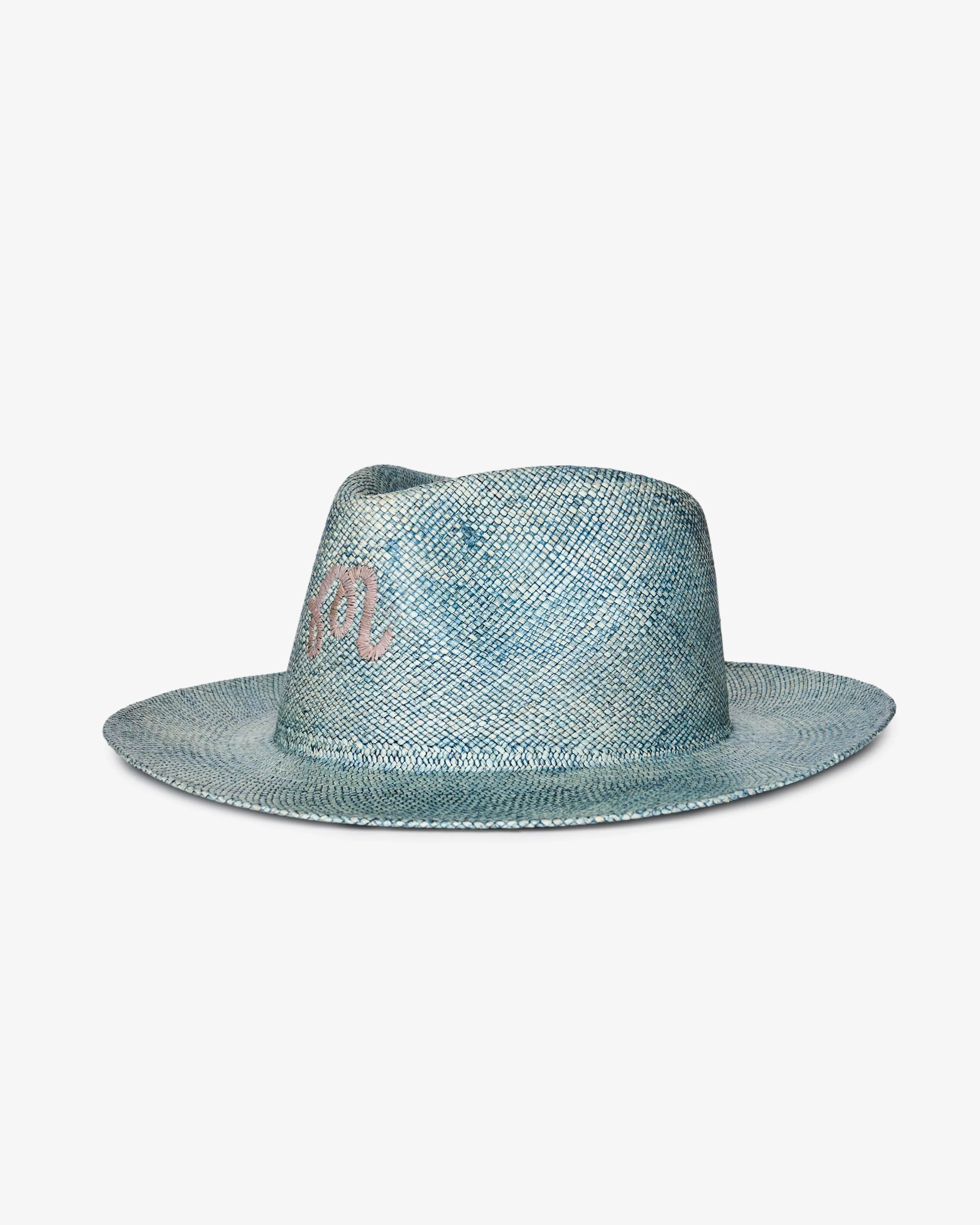 INDIGO STRAW HAT - Image 2