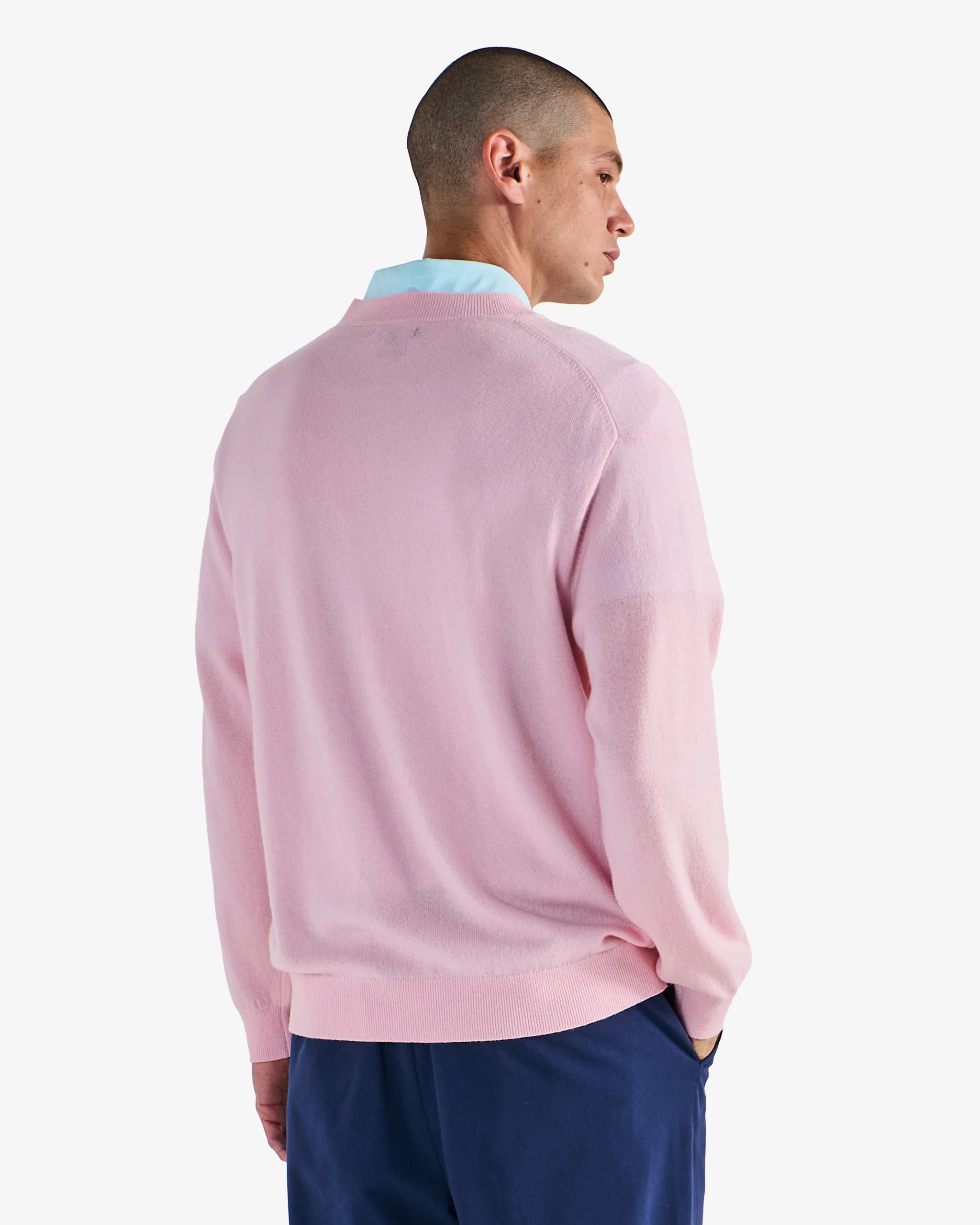JESPER PARNEVIK V NECK MERINO WOOL SWEATER - Image 4