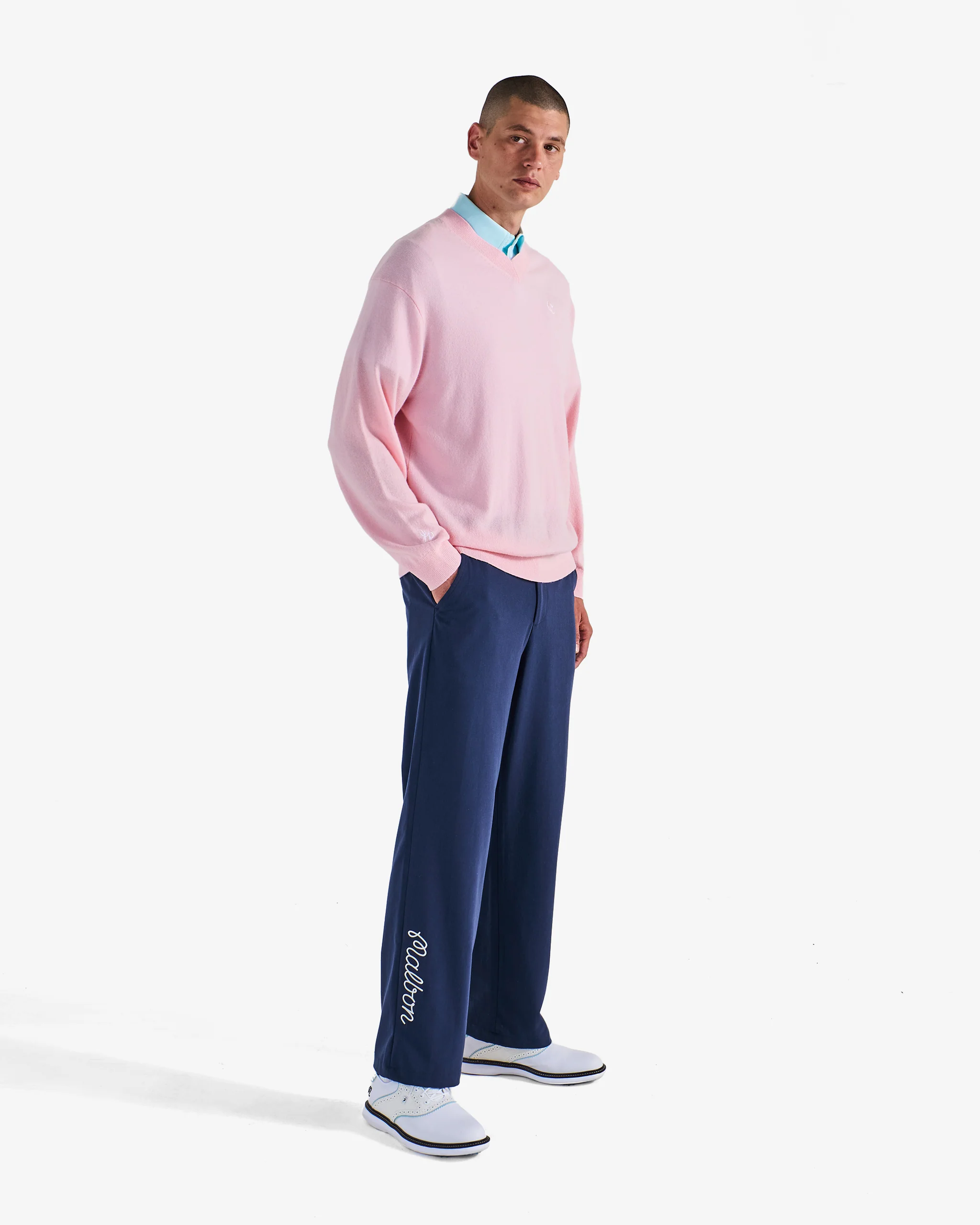 JESPER PARNEVIK V NECK MERINO WOOL SWEATER - Image 5