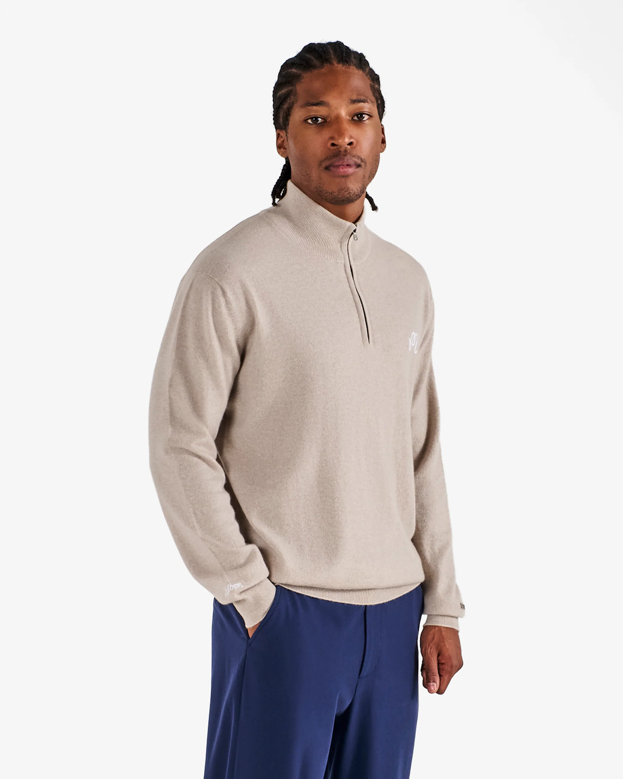 JOHNSTONS QUARTER ZIP SWEATER - Image 4