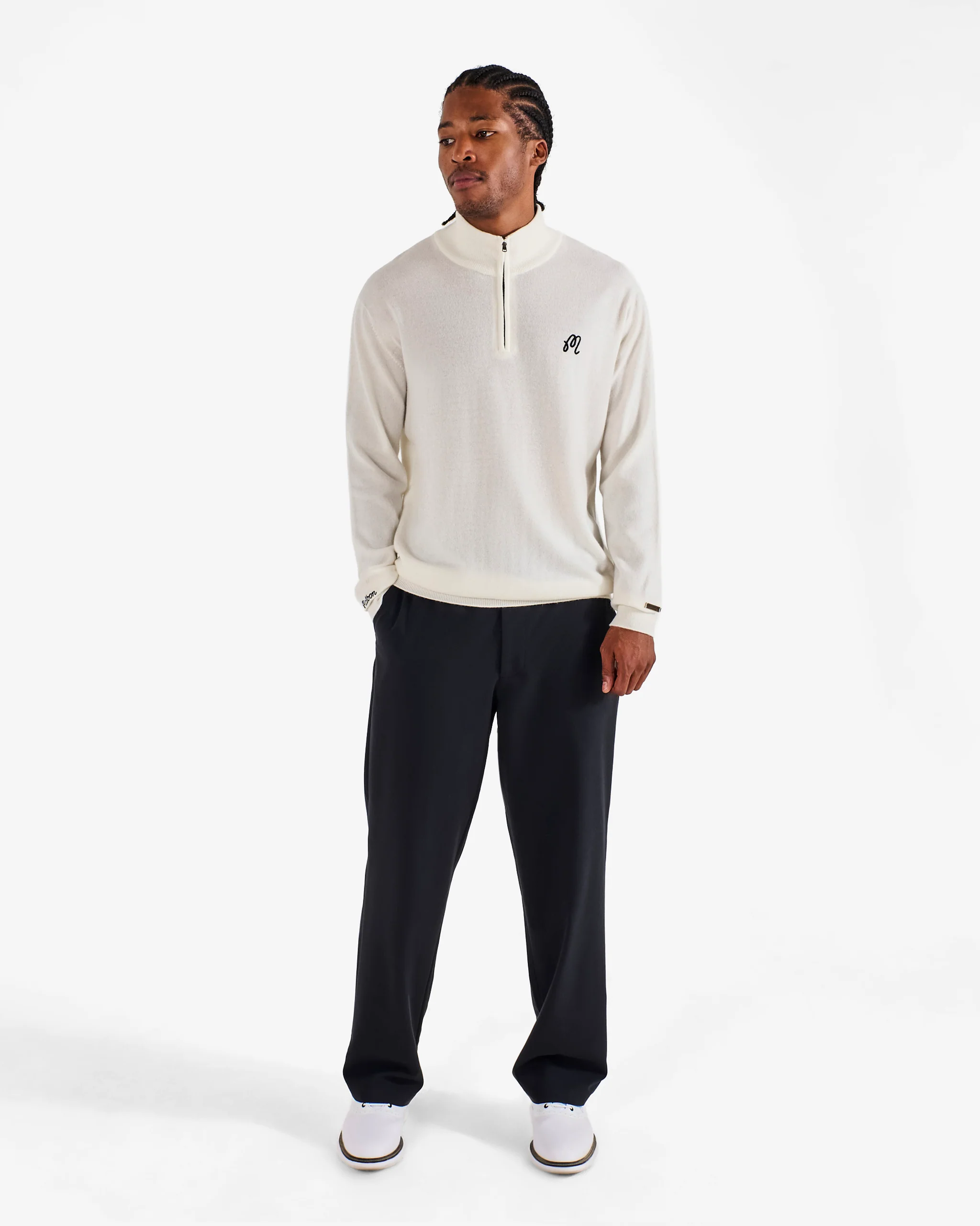 JOHNSTONS QUARTER ZIP SWEATER - Image 4