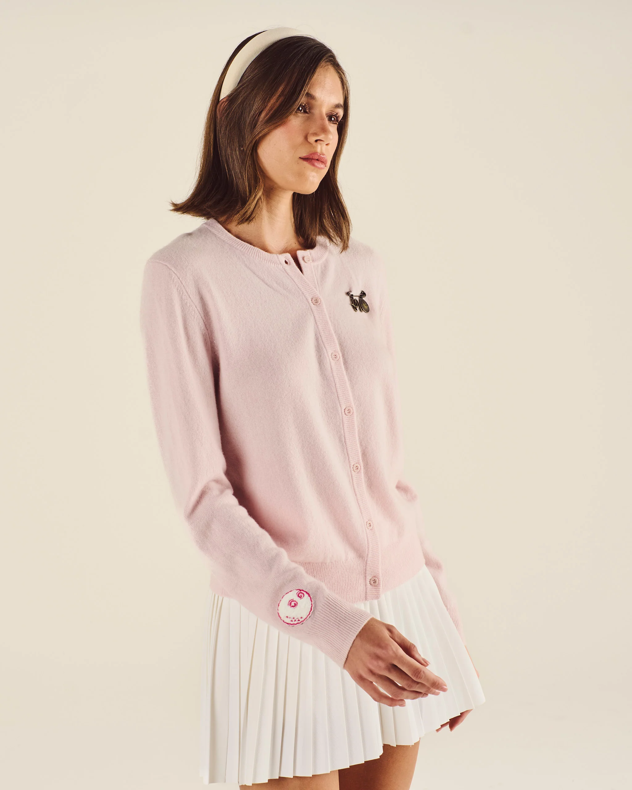 LINGUA FRANCA CASHMERE CARDIGAN - Image 4