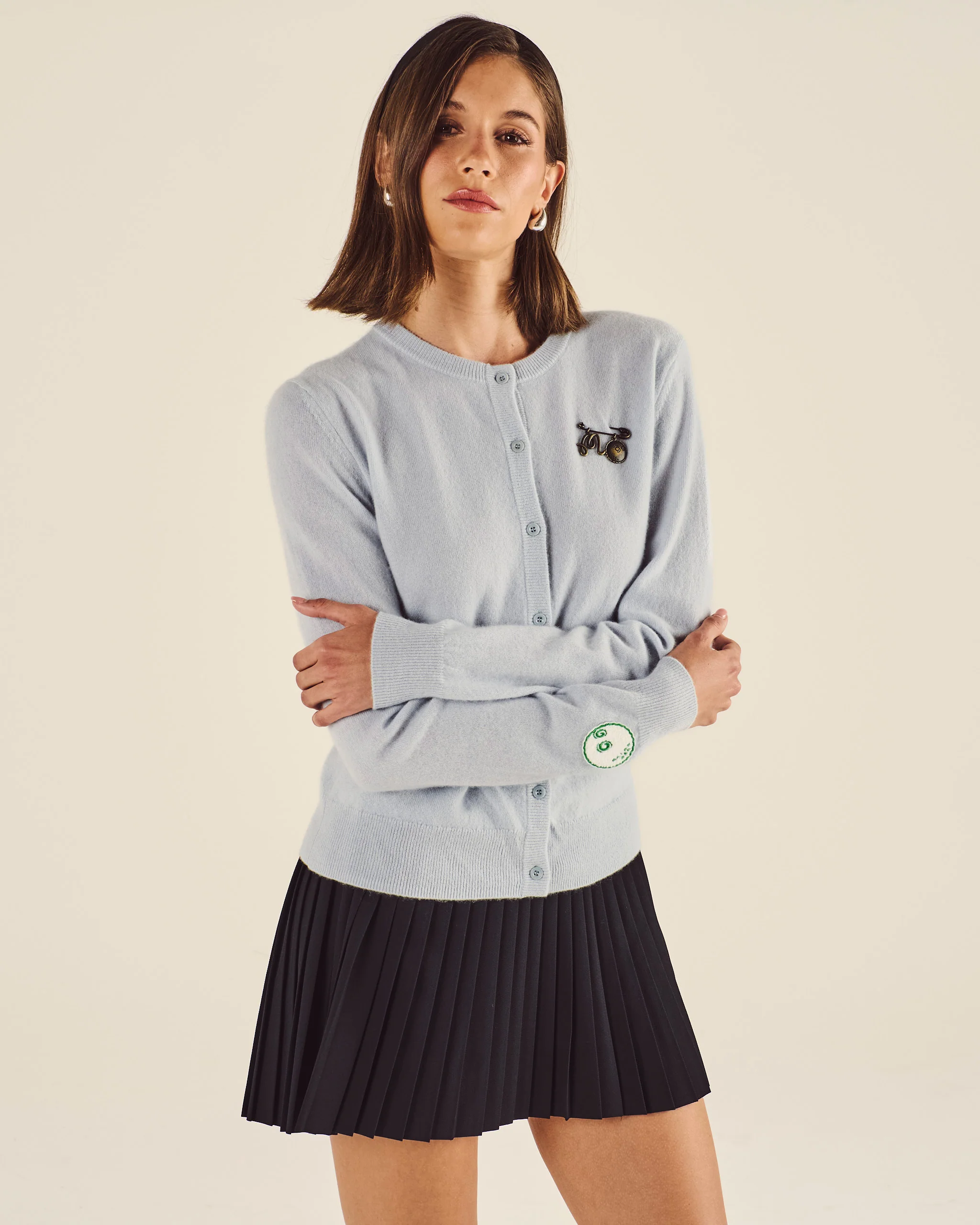 LINGUA FRANCA CASHMERE CARDIGAN - Image 4