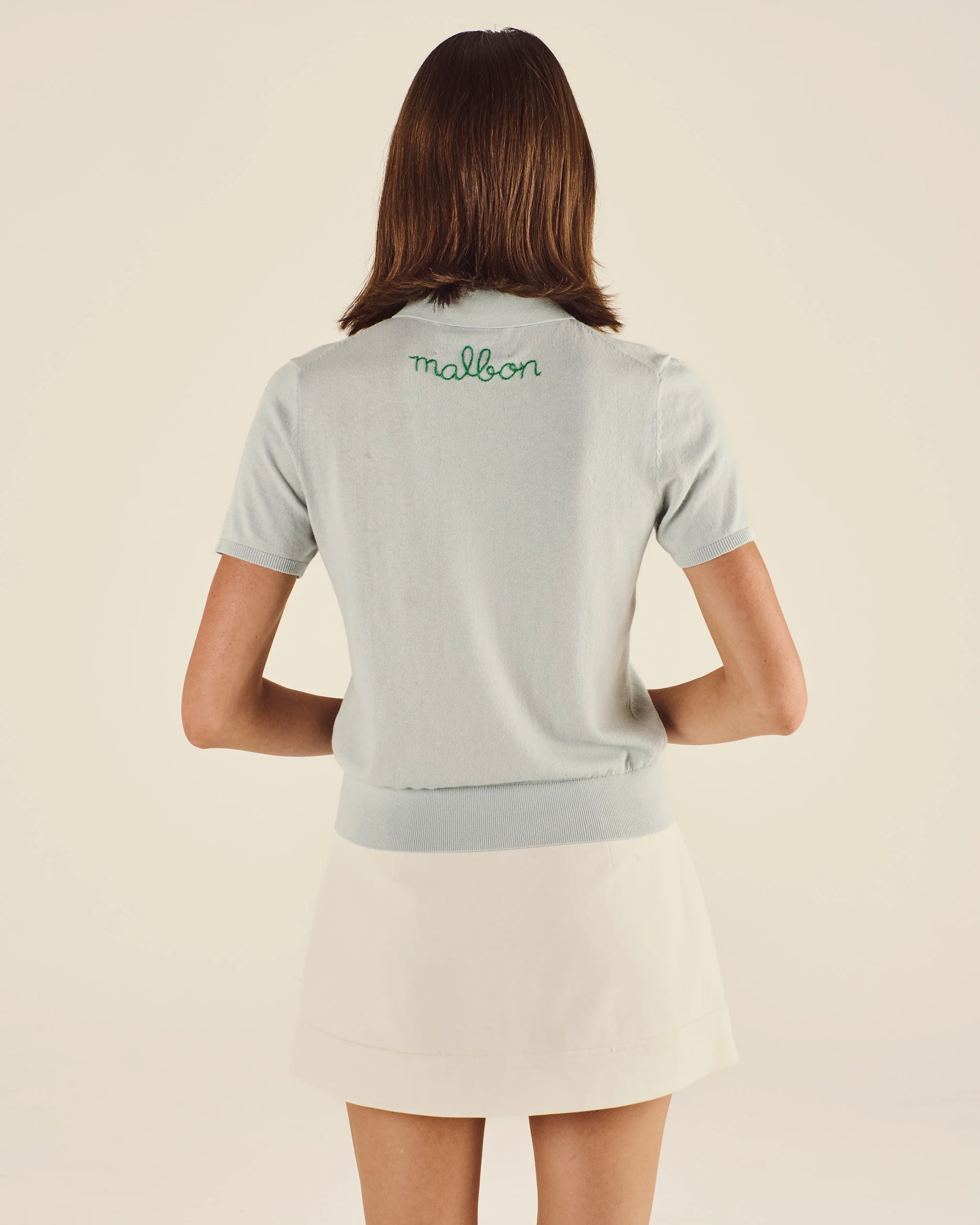 LINGUA FRANCA COTTON SILK POLO - Image 4