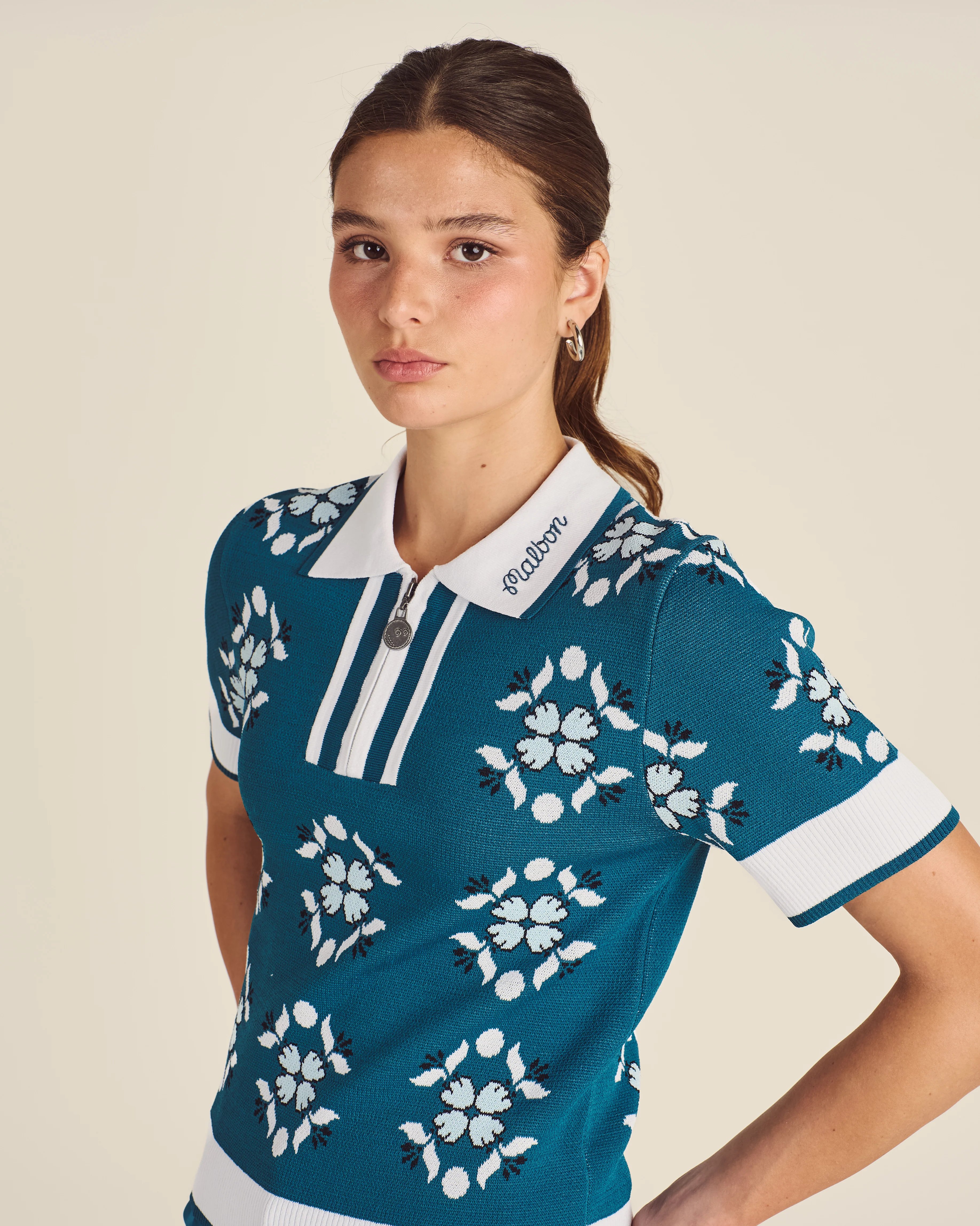 LUCIA QUARTER ZIP POLO - Image 3