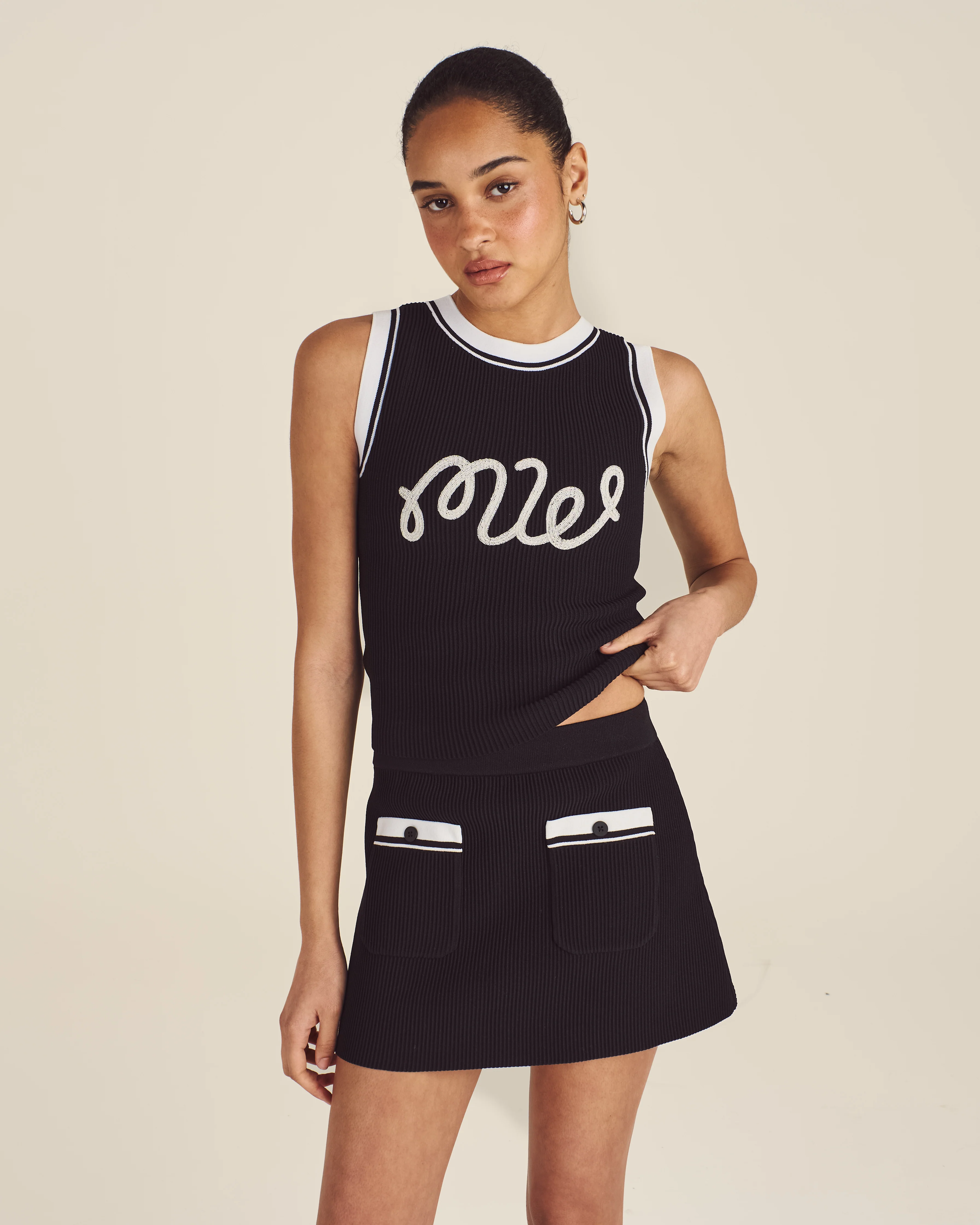 LUNA RIB KNIT TANK - Image 2