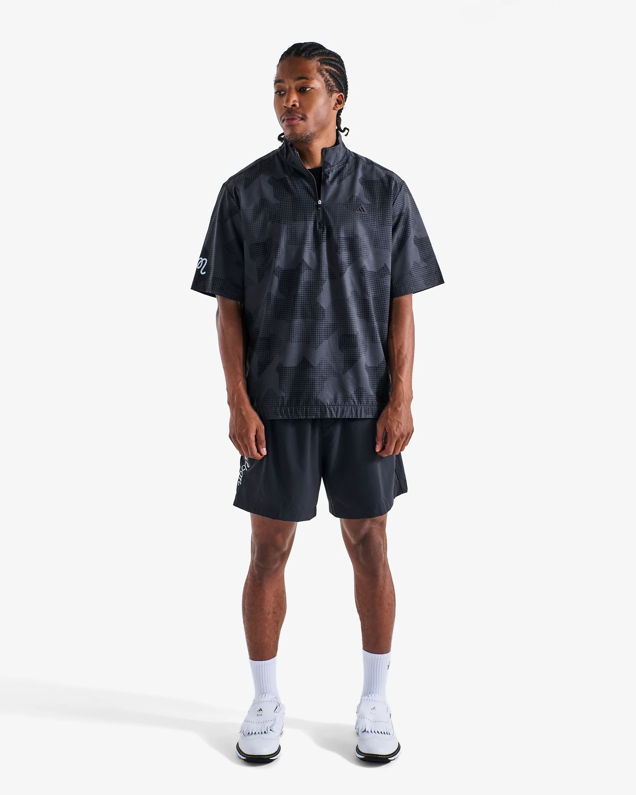 MALBON X ADIDAS GO-TO DWR SHORT SLEEVE HALF-ZIP PULLOVER - Image 2
