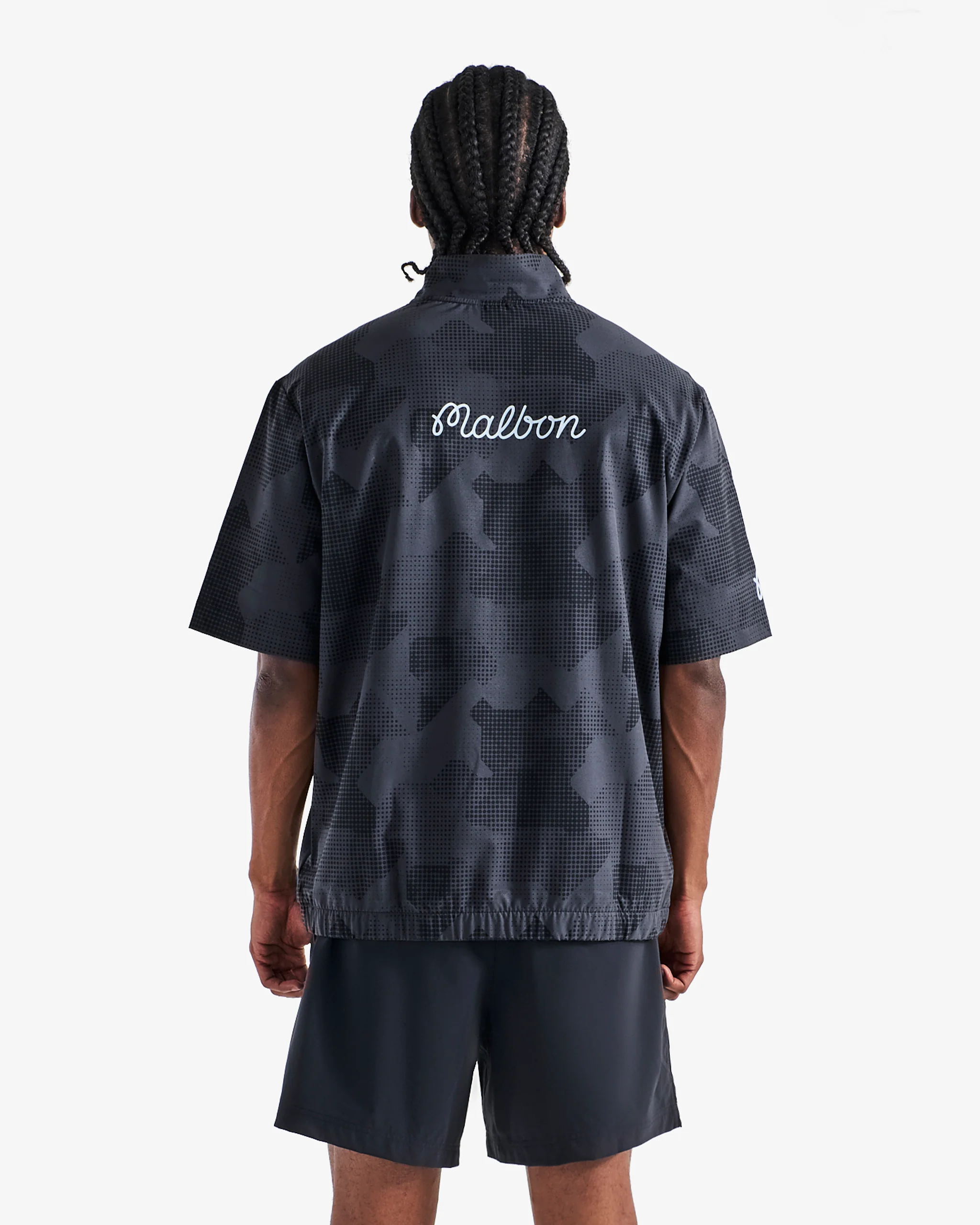 MALBON X ADIDAS GO-TO DWR SHORT SLEEVE HALF-ZIP PULLOVER - Image 5