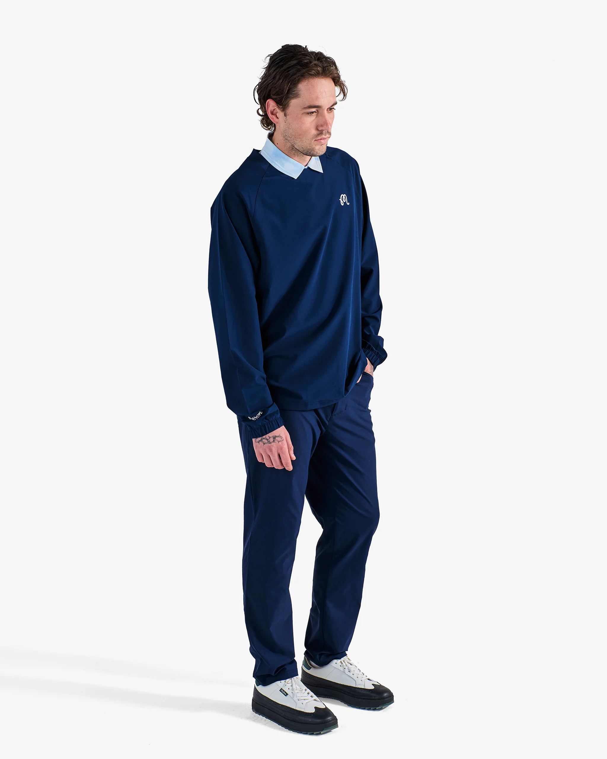 MALBON X ADIDAS GO-TO WIND CREWNECK PULLOVER - Image 4