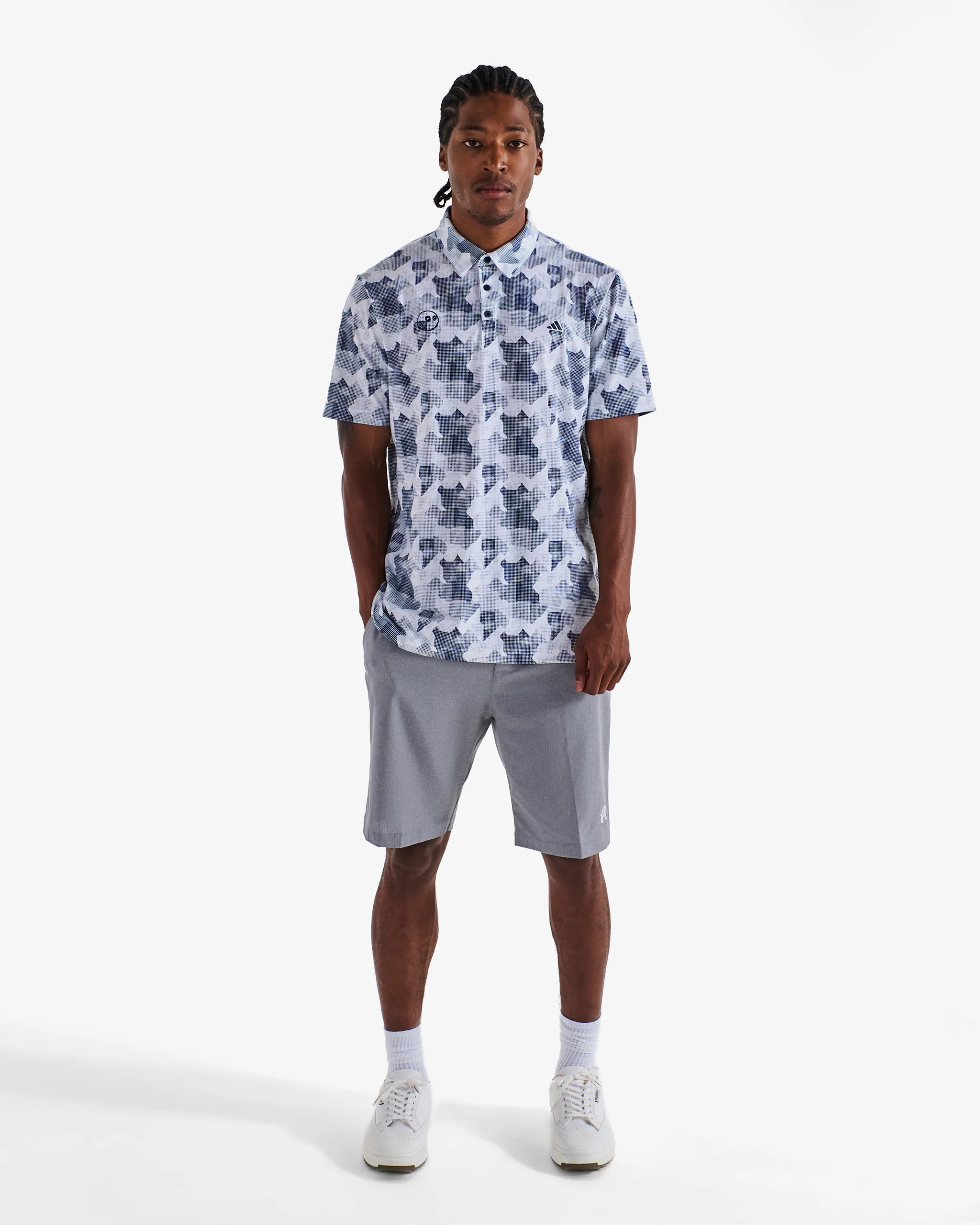 MALBON X ADIDAS ULTIMATE 365 TEXTURED GOLF SHORT - Image 2