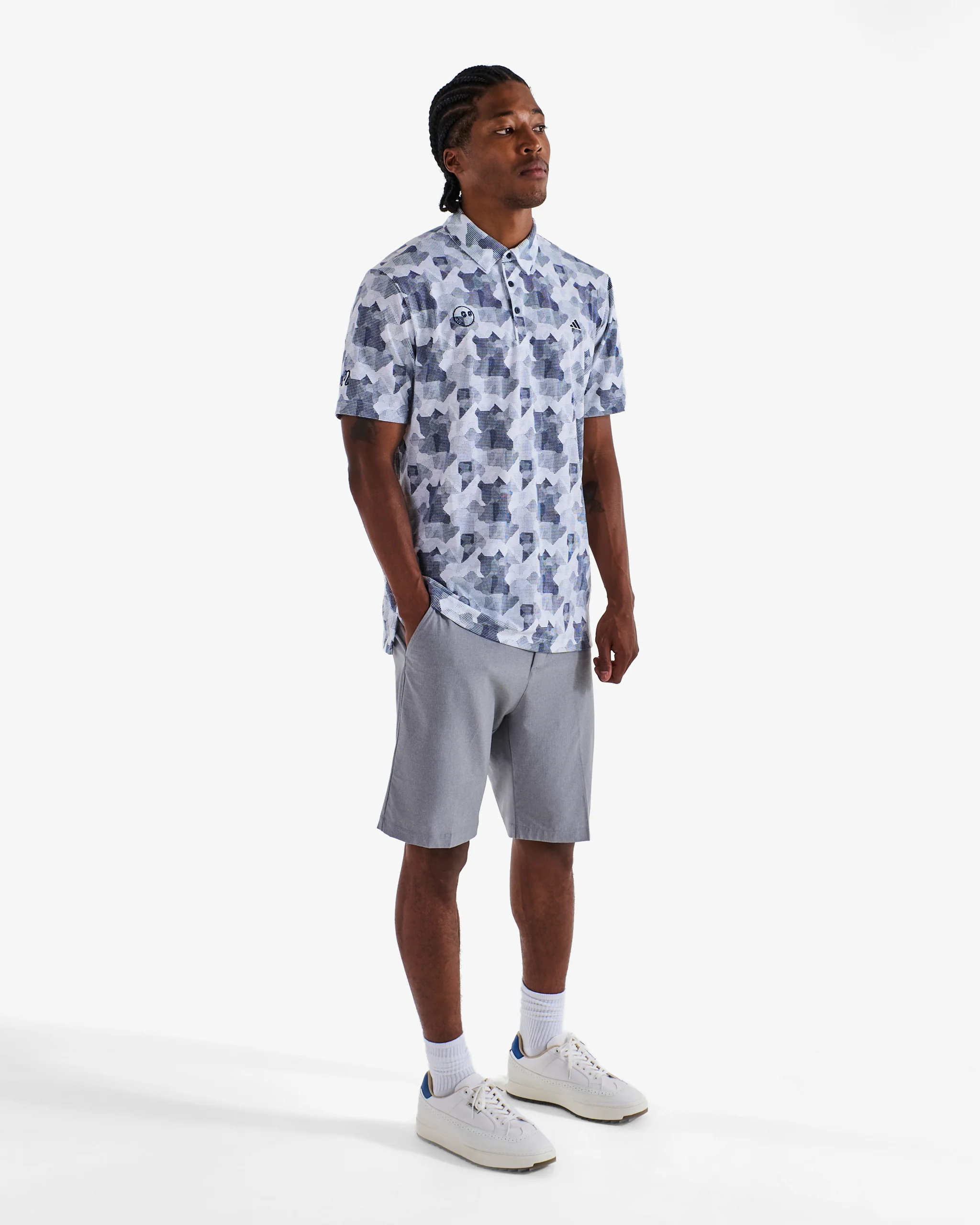 MALBON X ADIDAS ULTIMATE 365 TEXTURED GOLF SHORT - Image 4