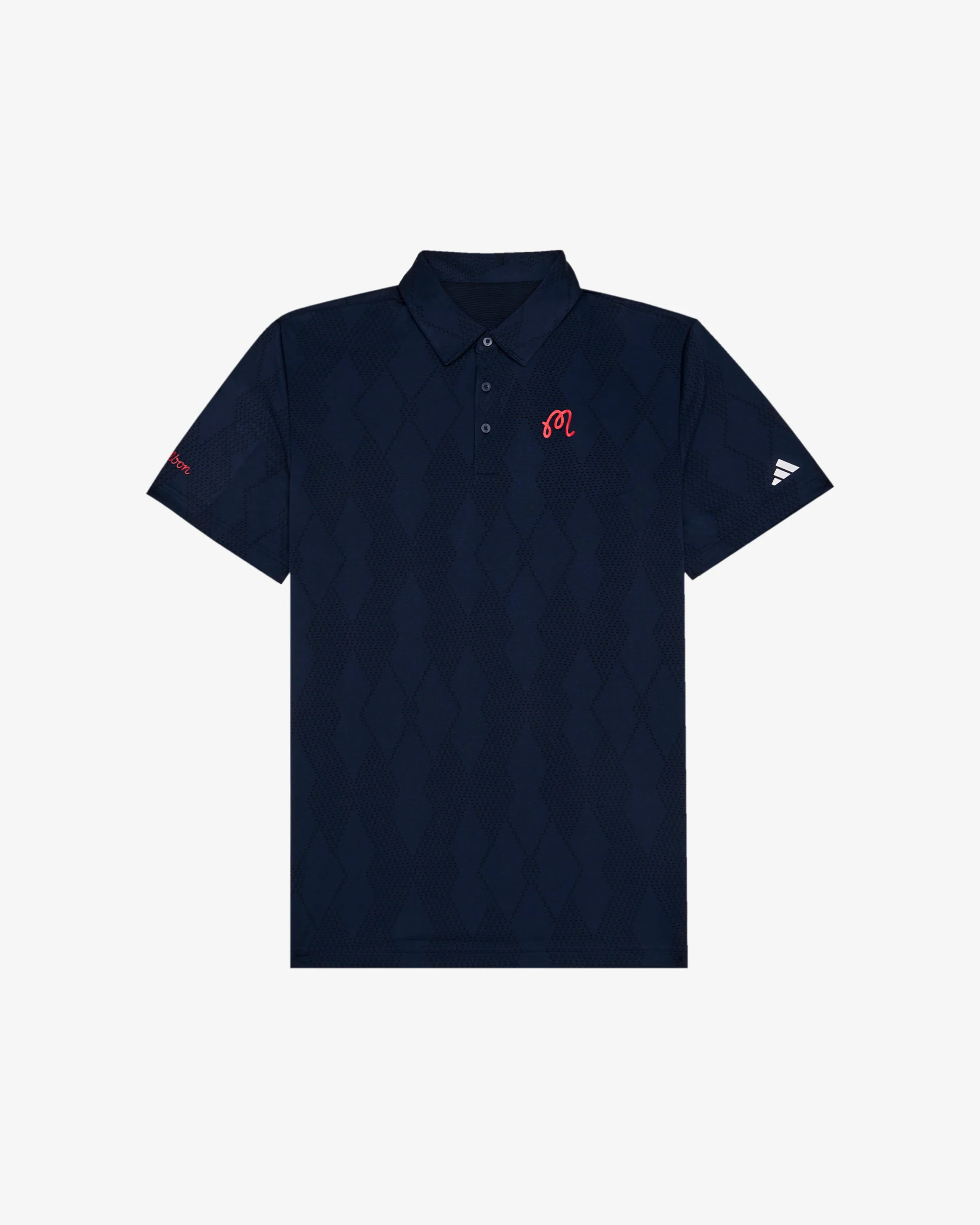 MALBON X ADIDAS ULTIMATE 365 MICRO TEXTURE POLO SHIRT