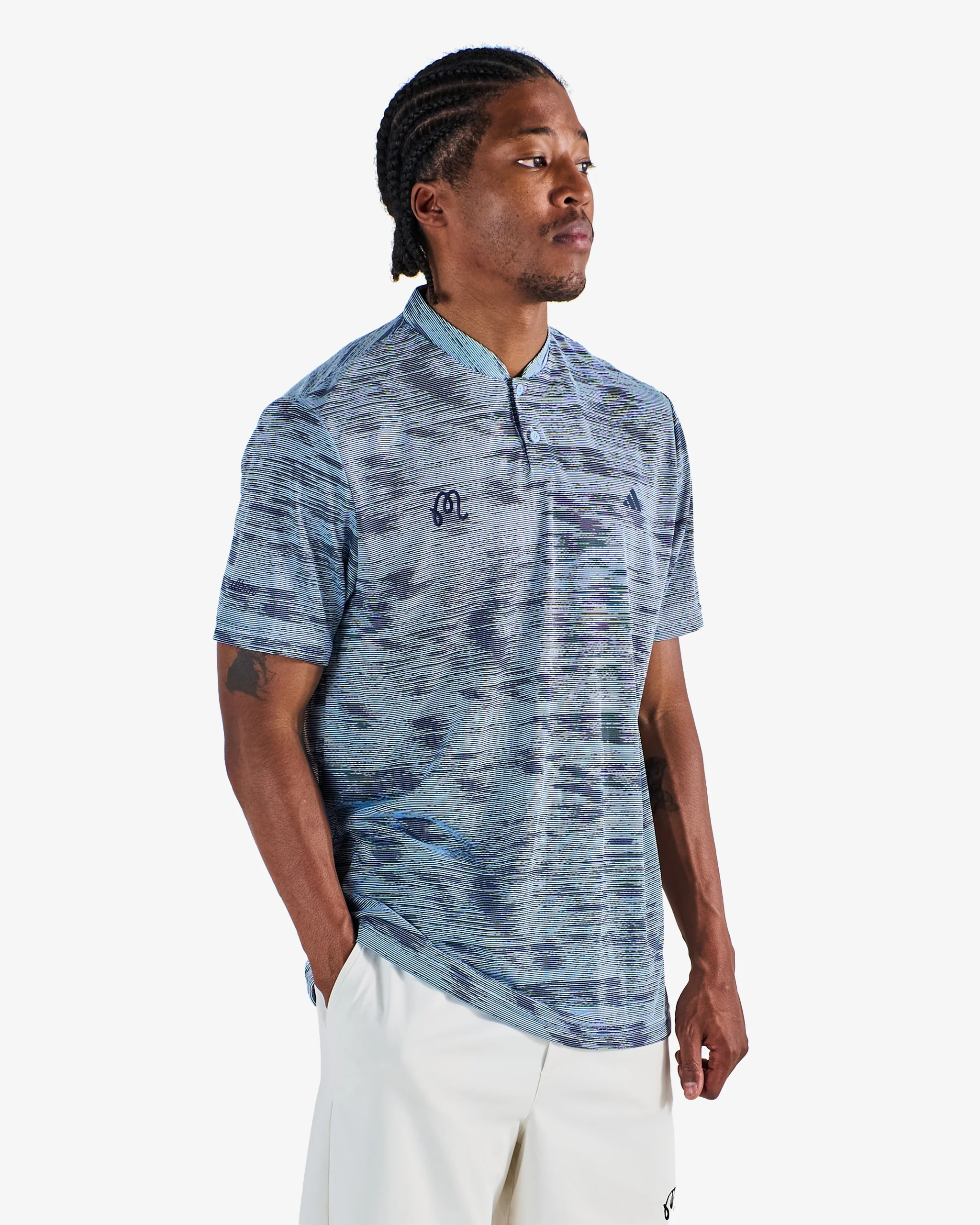 MALBON X ADIDAS ULTIMATE 365 SPORT COLLAR POLO SHIRT - Image 4