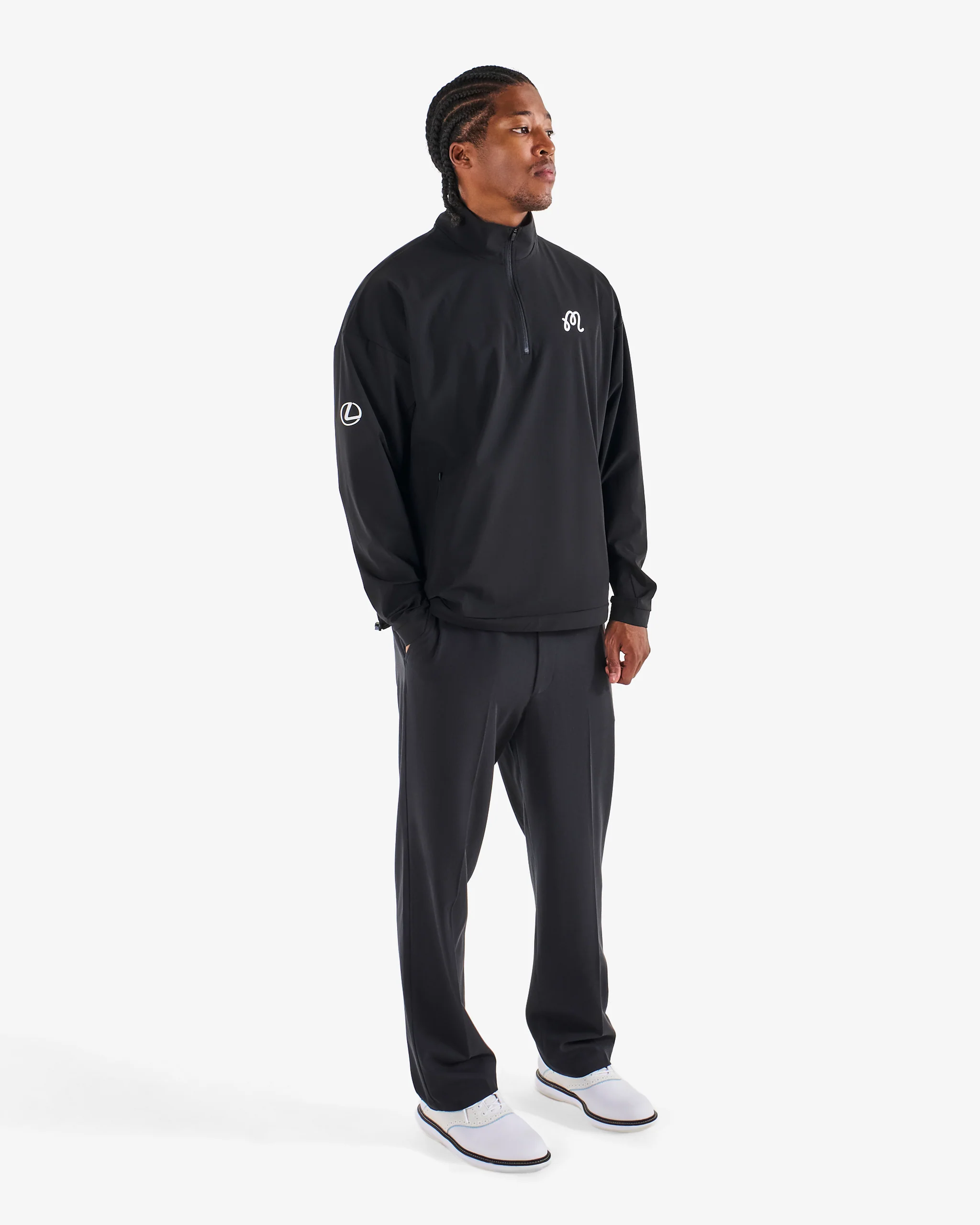 MALBON X LEXUS PERFORMANCE 1/4 ZIP SHELL PULLOVER - Image 4