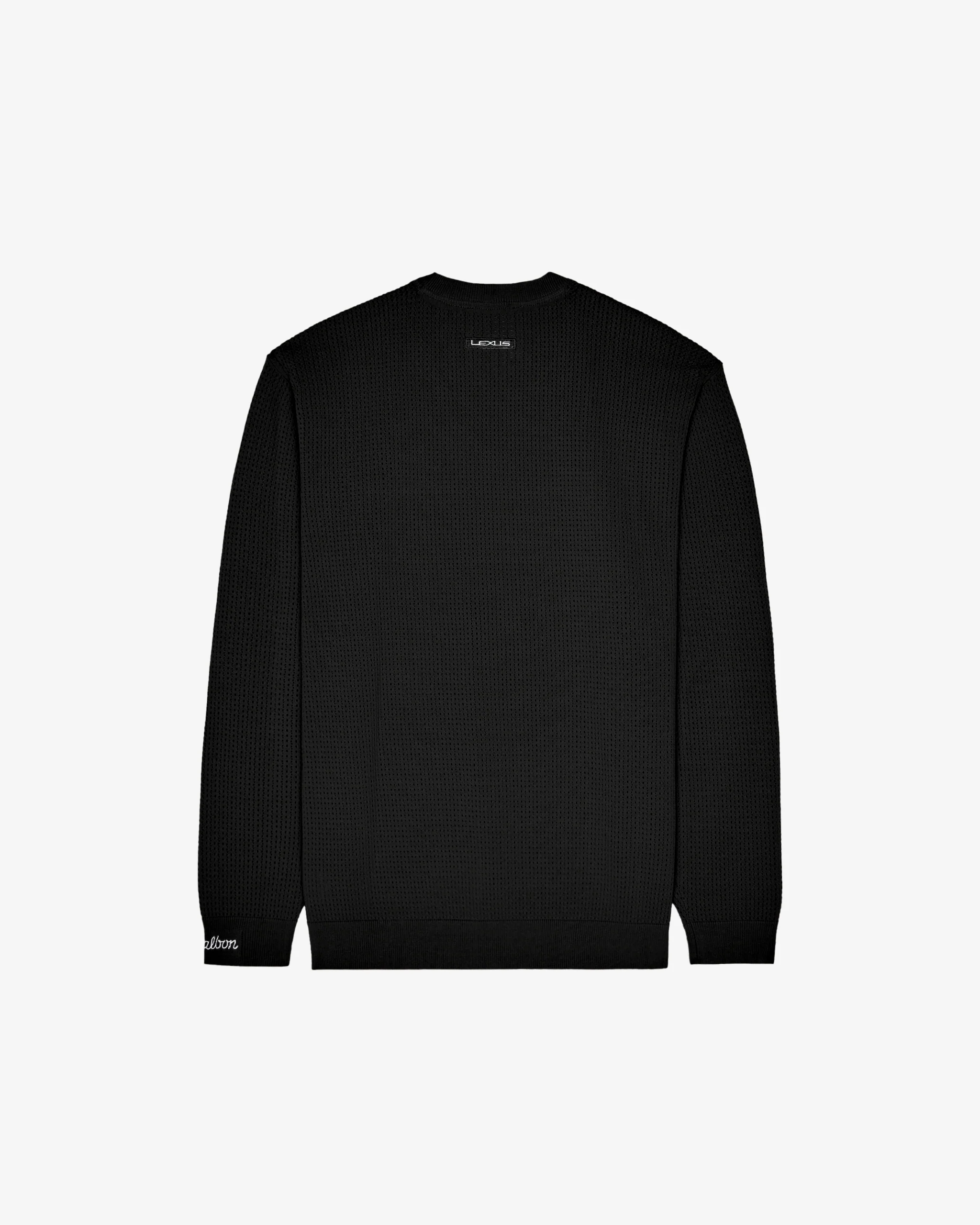 MALBON X LEXUS POLY PERFORATED CREWNECK - Image 3