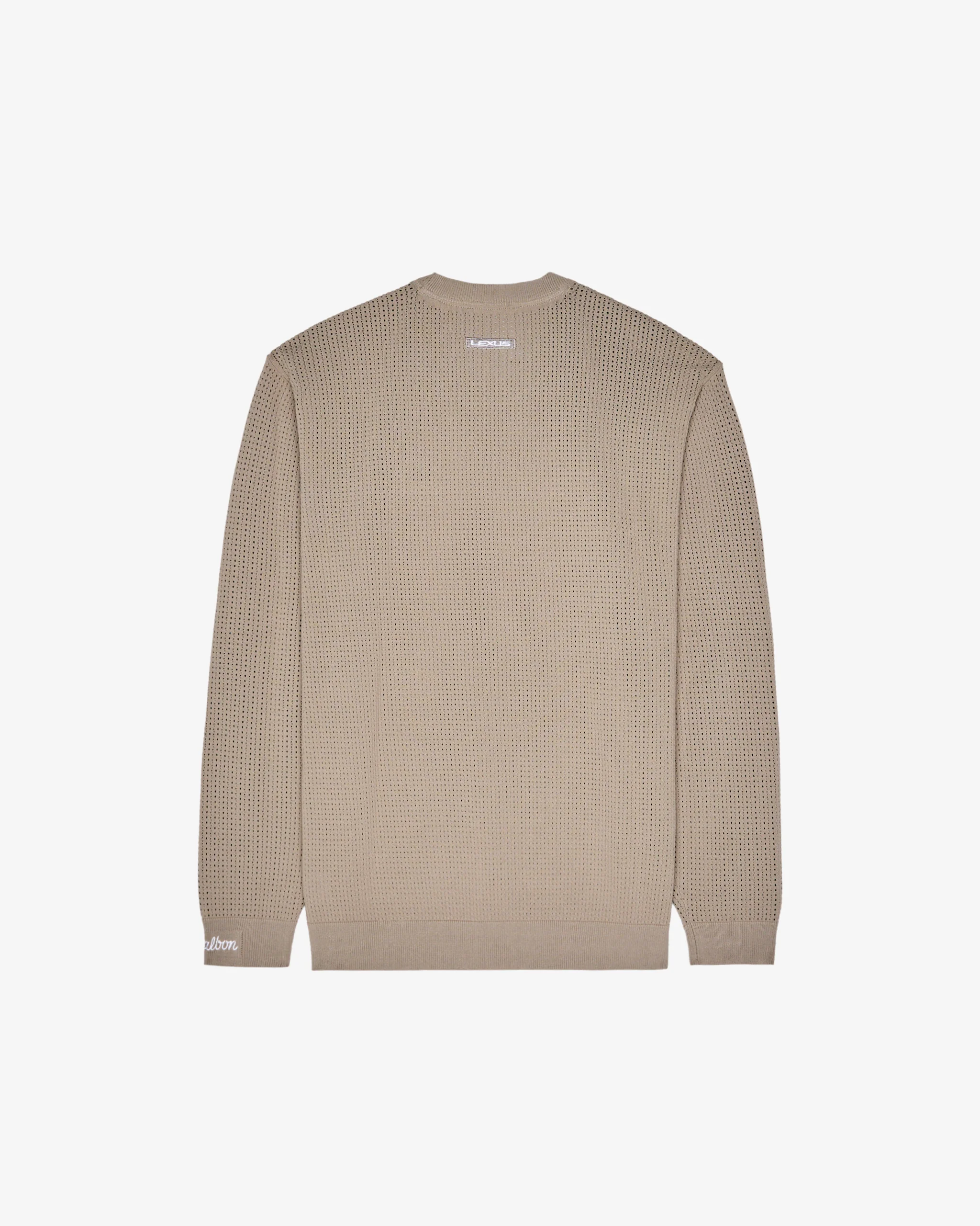 MALBON X LEXUS POLY PERFORATED CREWNECK - Image 5