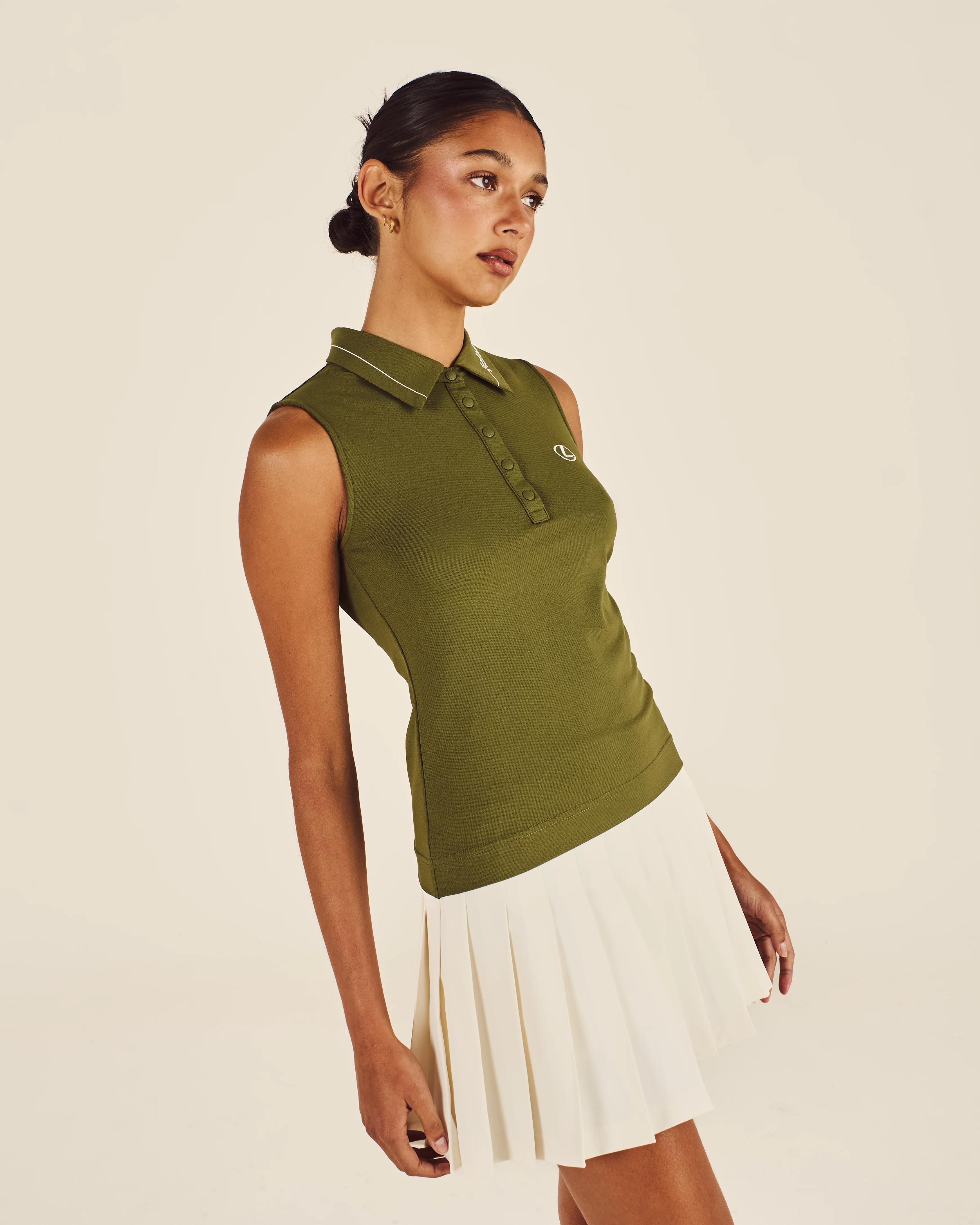 MALBON X LEXUS SLEEVELESS POLO - Image 3