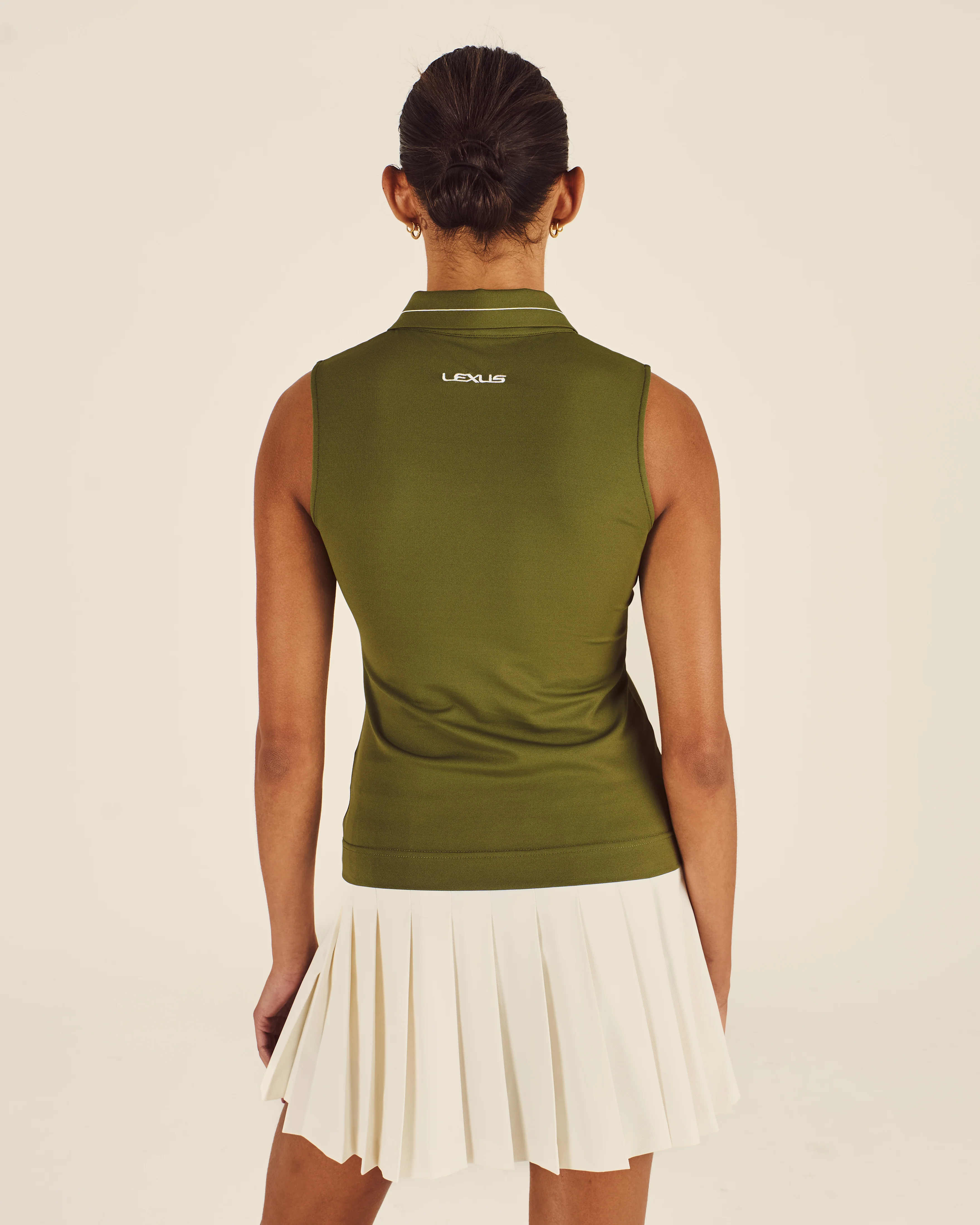 MALBON X LEXUS SLEEVELESS POLO - Image 4