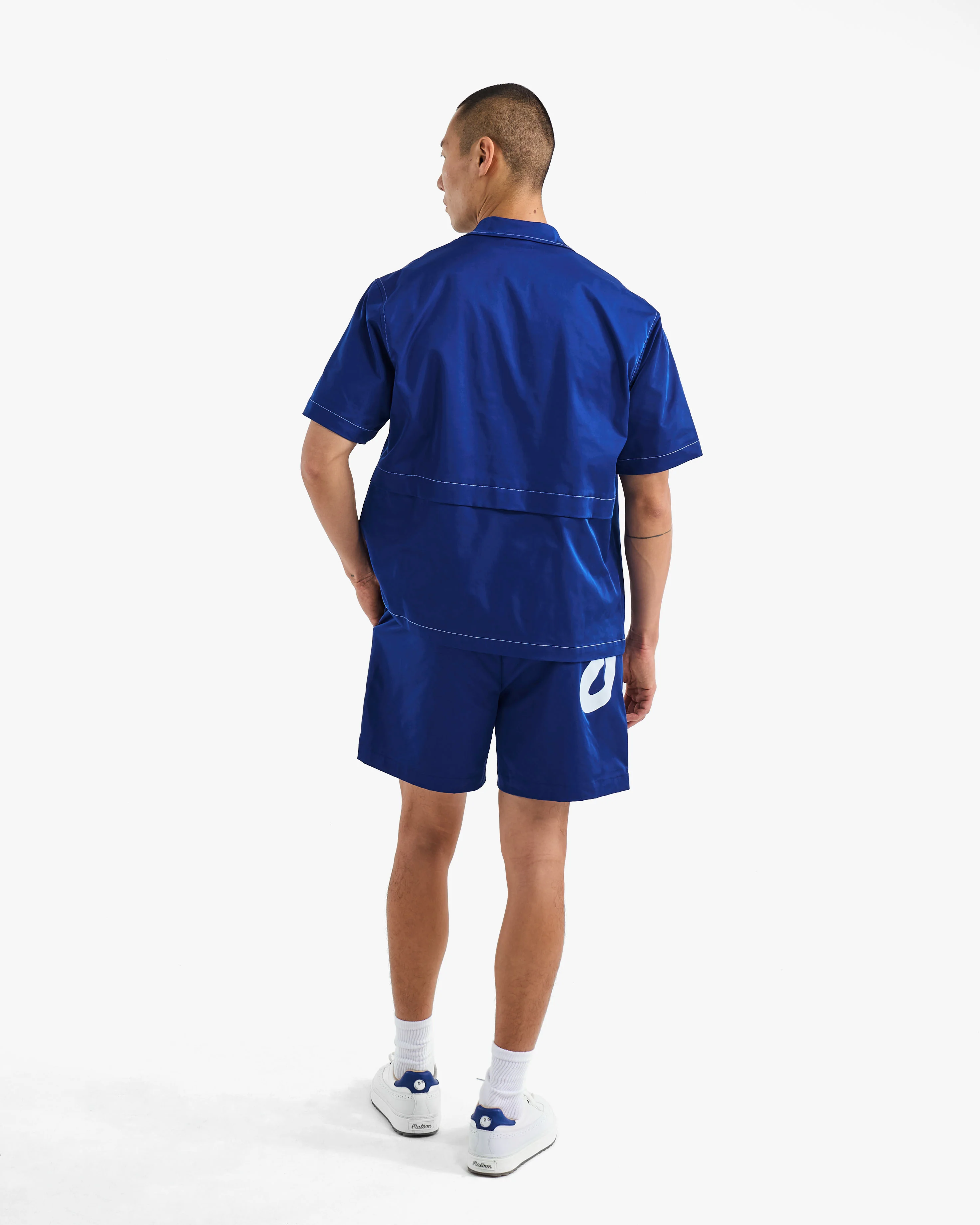 MENTON NYLON CAMP COLLAR SHIRT - Image 5