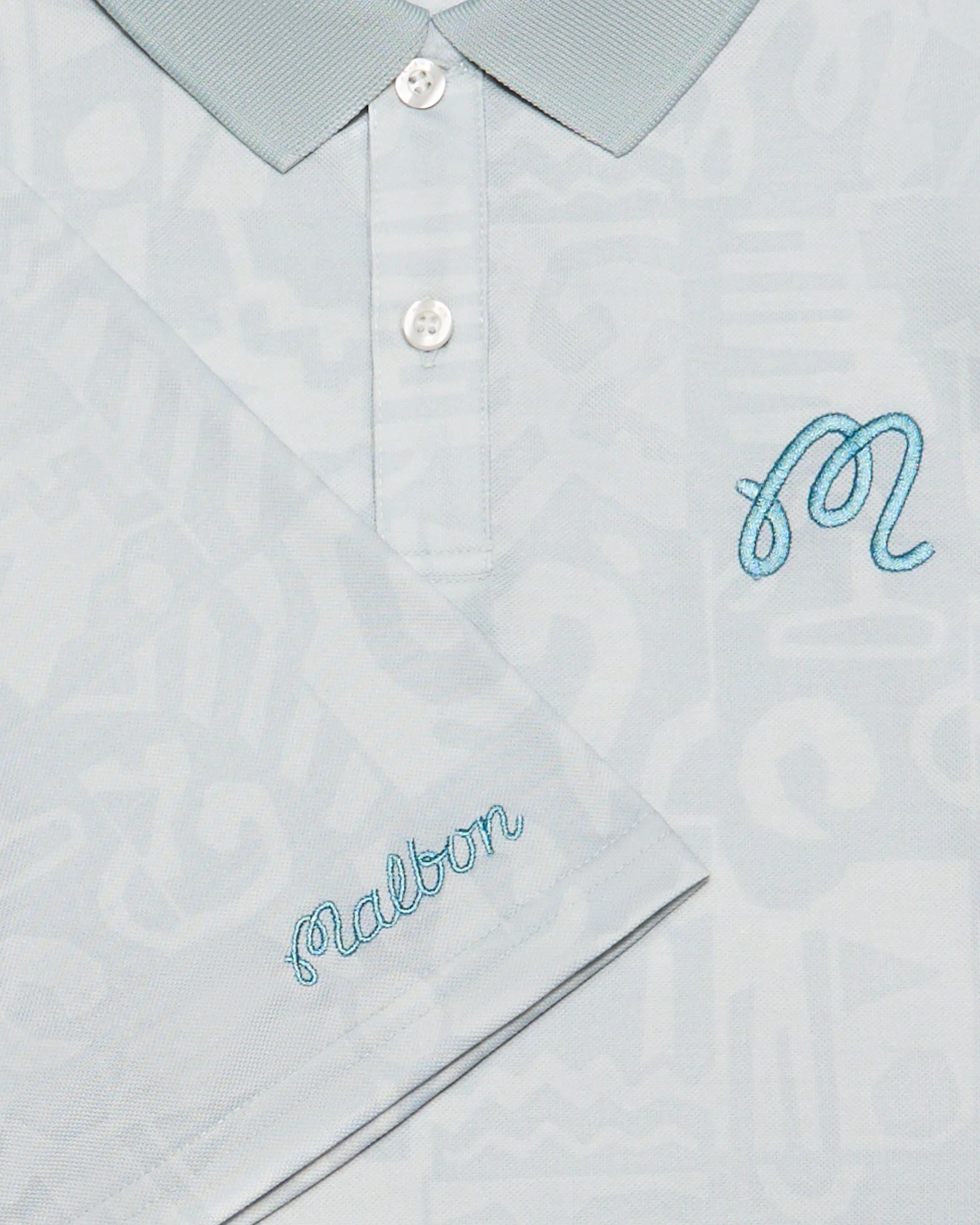 MEZZO PERFORMANCE PIQUE PRINTED POLO - Image 3