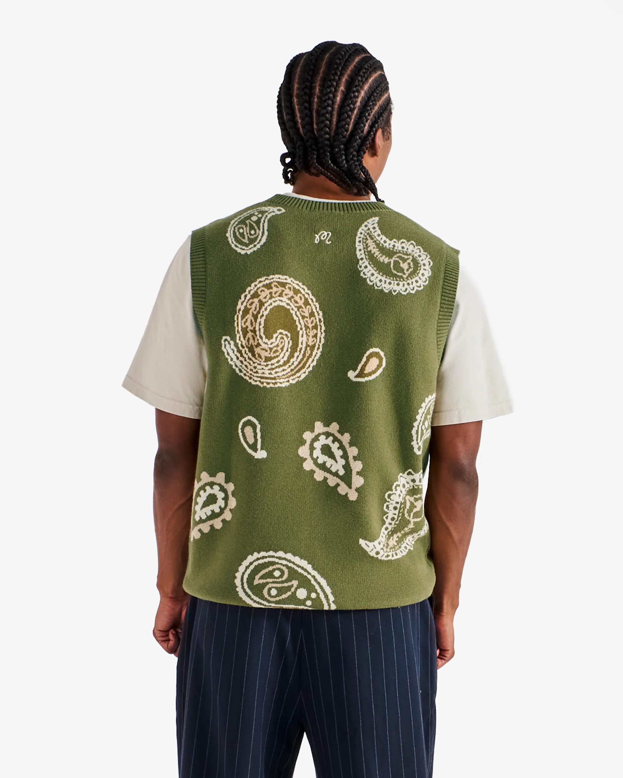 PAISLEY SWEATER VEST - Image 4