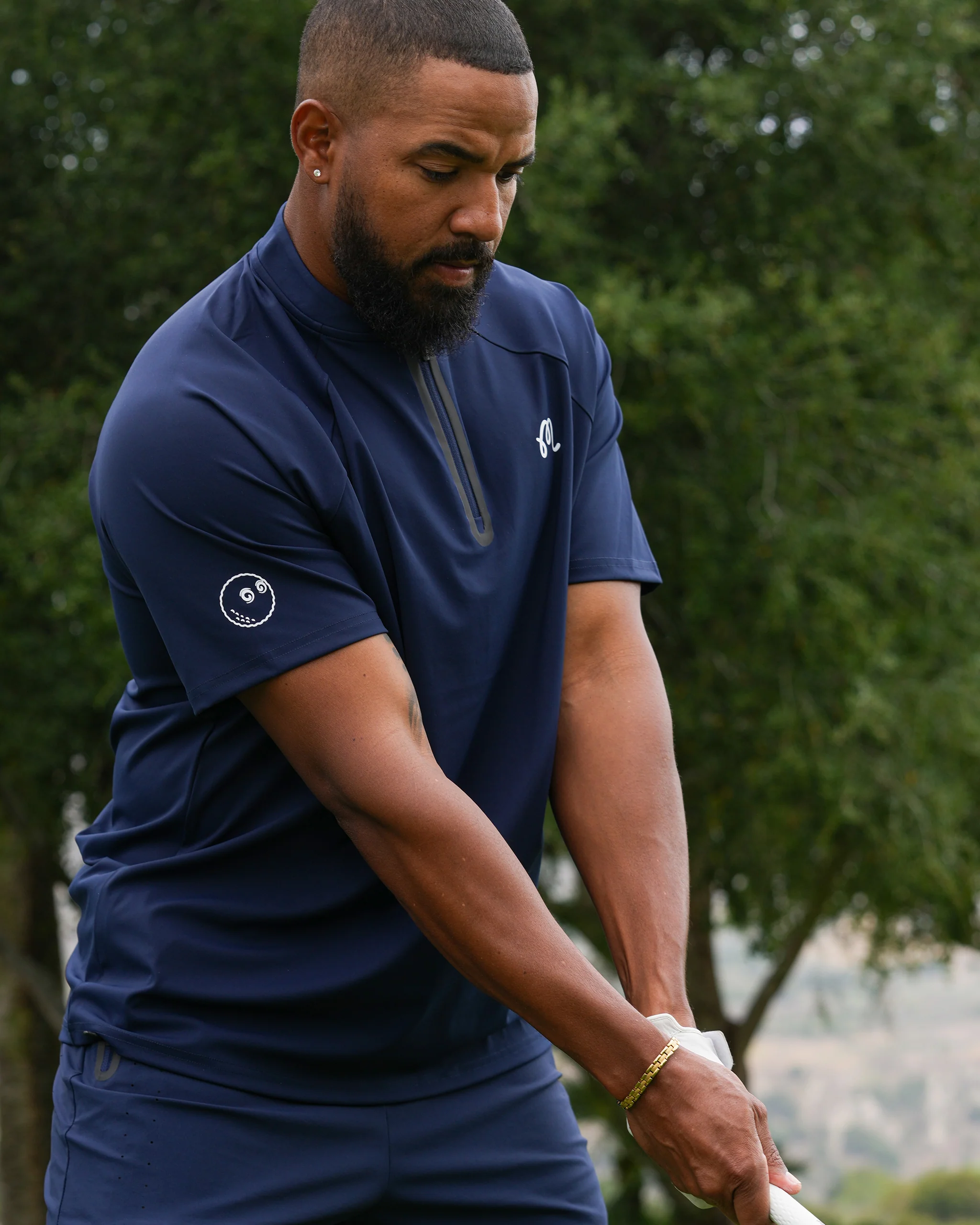 PERFORMANCE ZIP BLADE COLLAR POLO - Image 2