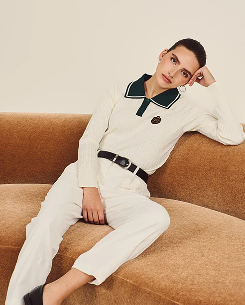 PRESERVE POINT COLLAR KNIT - Image 2