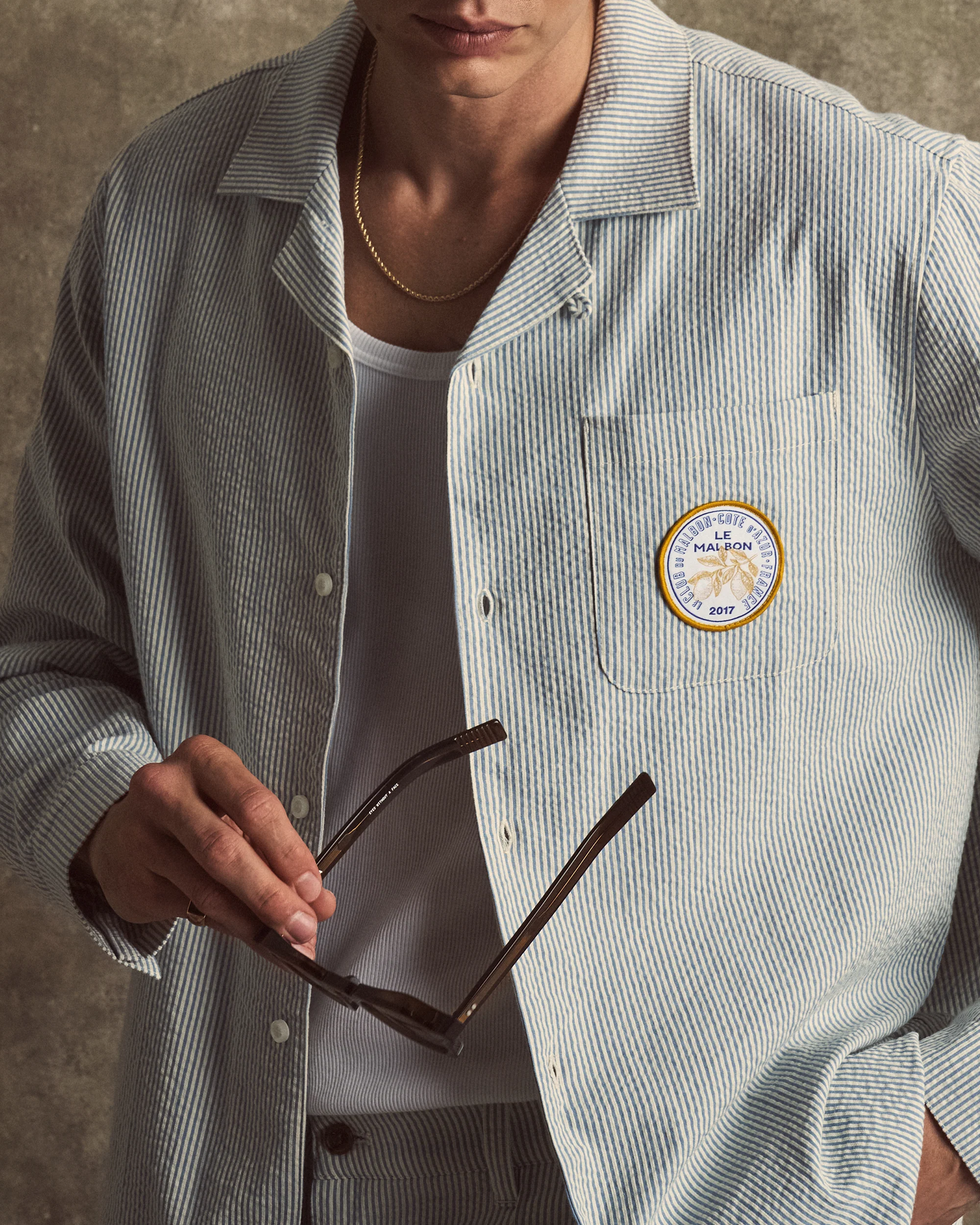 SAINT TROPEZ SEERSUCKER SHIRT - Image 2