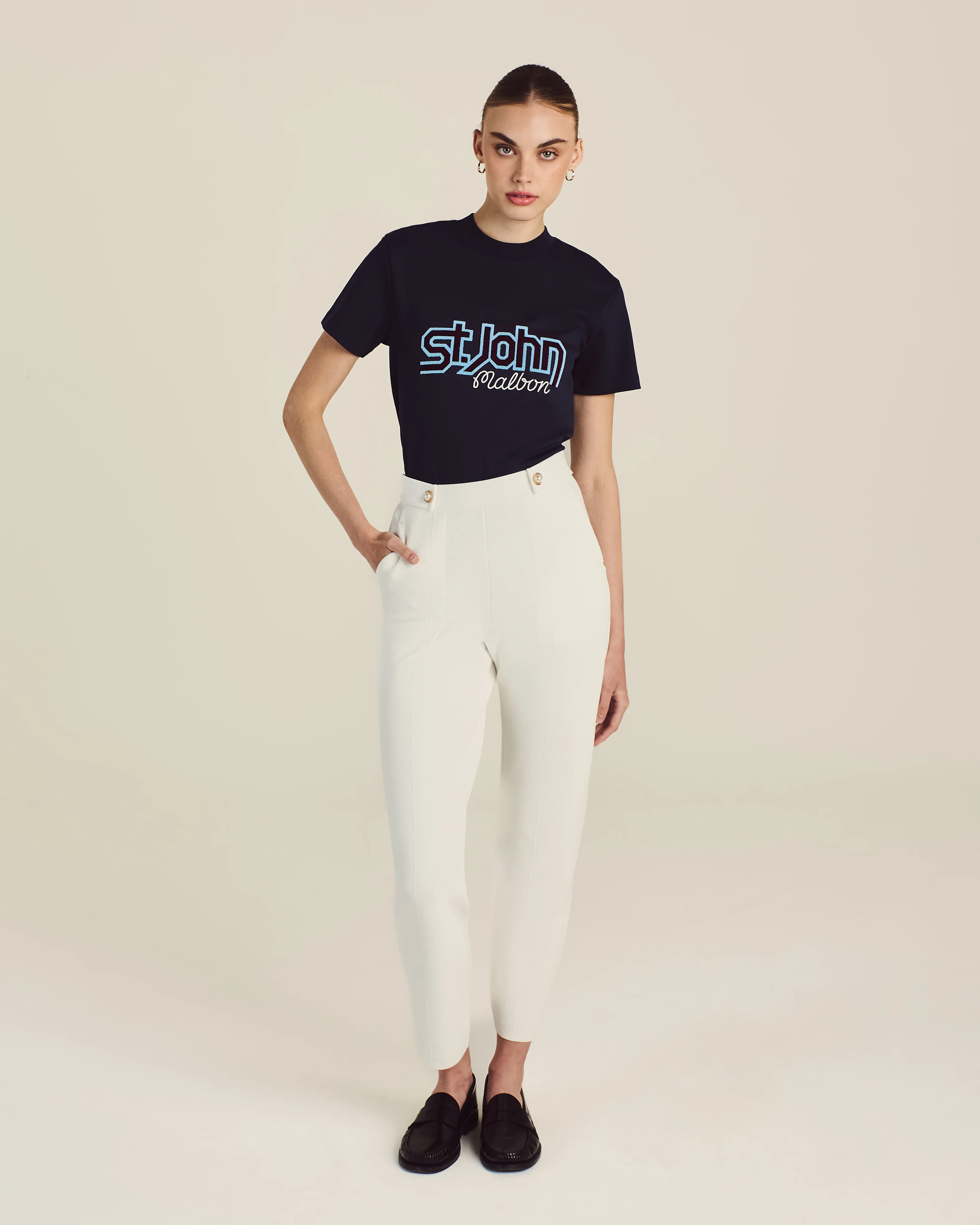 ST. JOHN VINTAGE LOGO TEE - Image 2