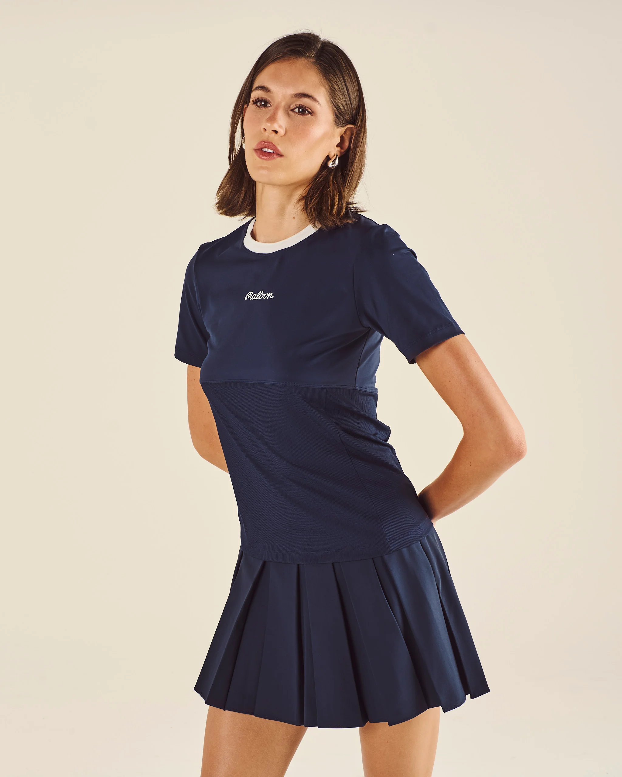 STUDIO SEOUL CONTRAST COLLAR TOP - Image 2
