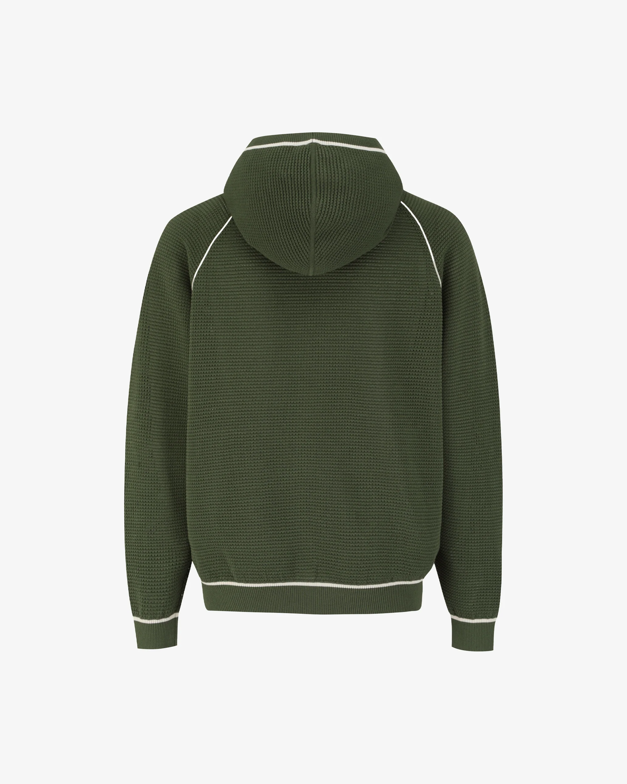 STUDIO SEOUL CROCHET KNIT FULL-ZIP HOODIE - Image 4