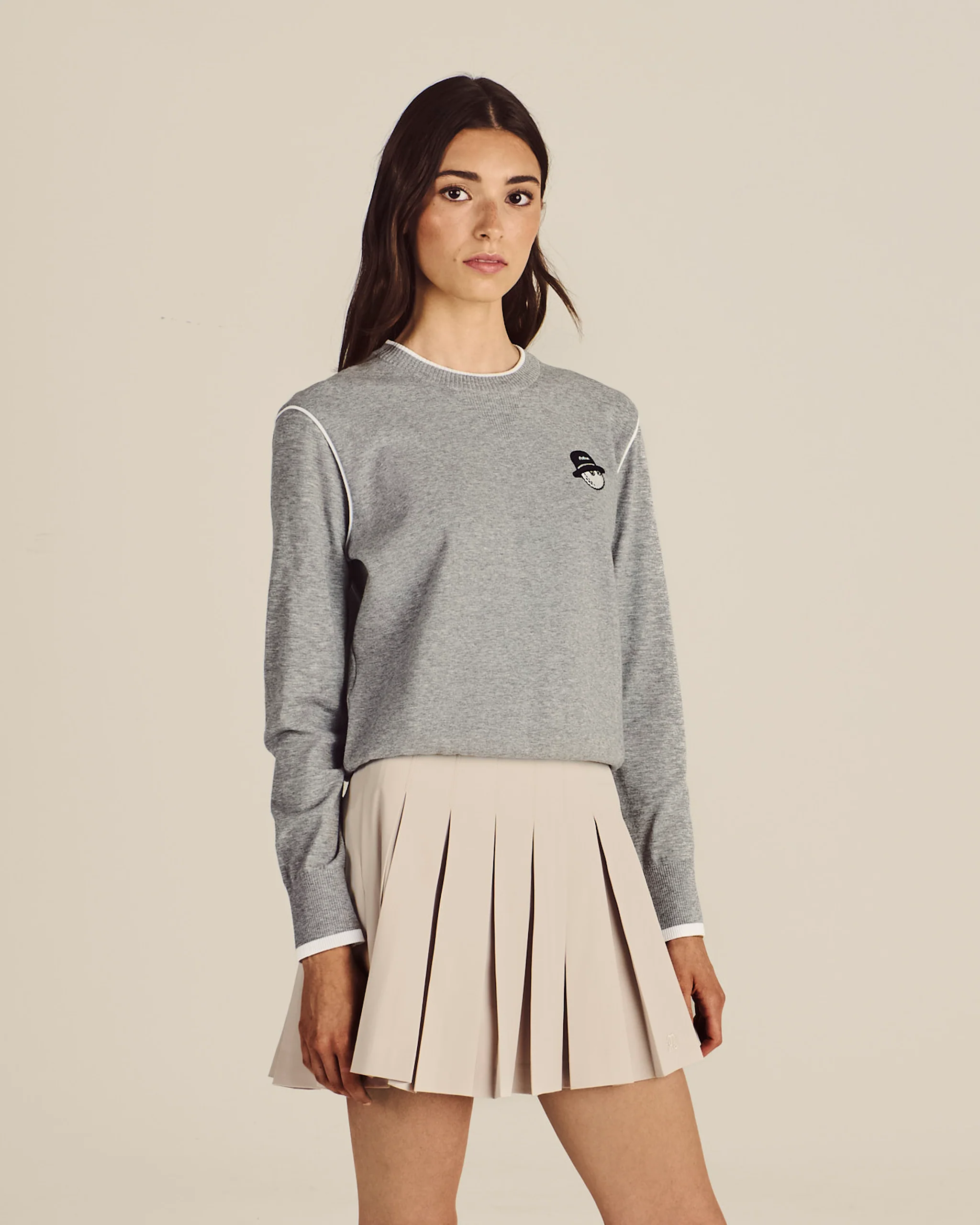 STUDIO SEOUL HIGH-LOW PLEATED SKIRT - Image 3